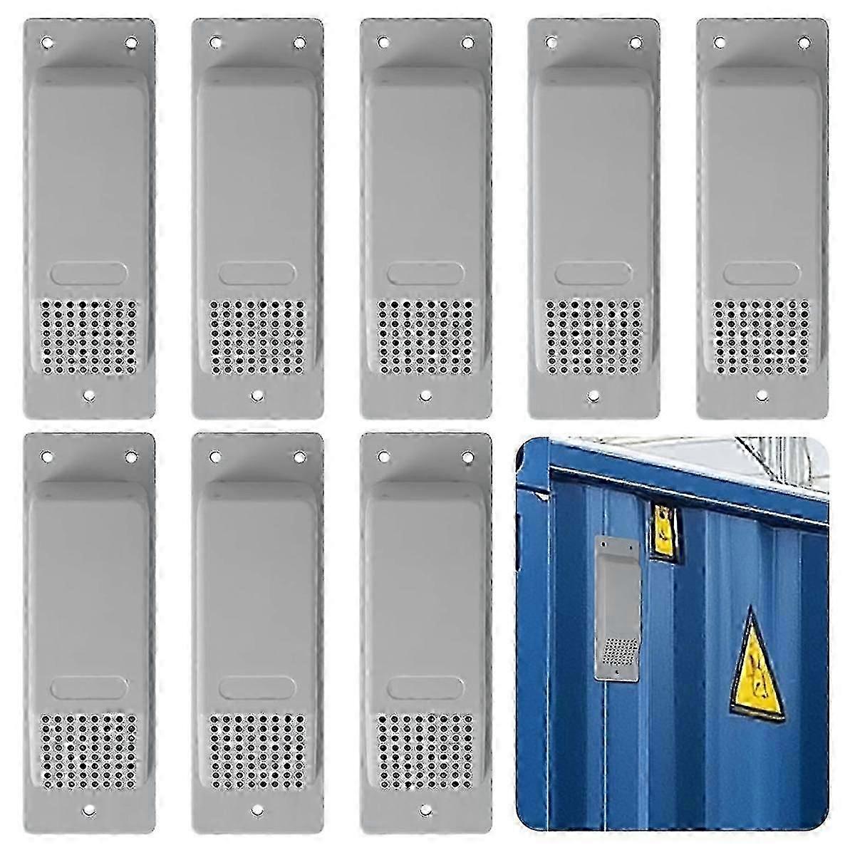 8 pezzi di sfiato per container di spedizione compatibile con container, riduzione del calore e dell'umidità dei container di carico, ritardo