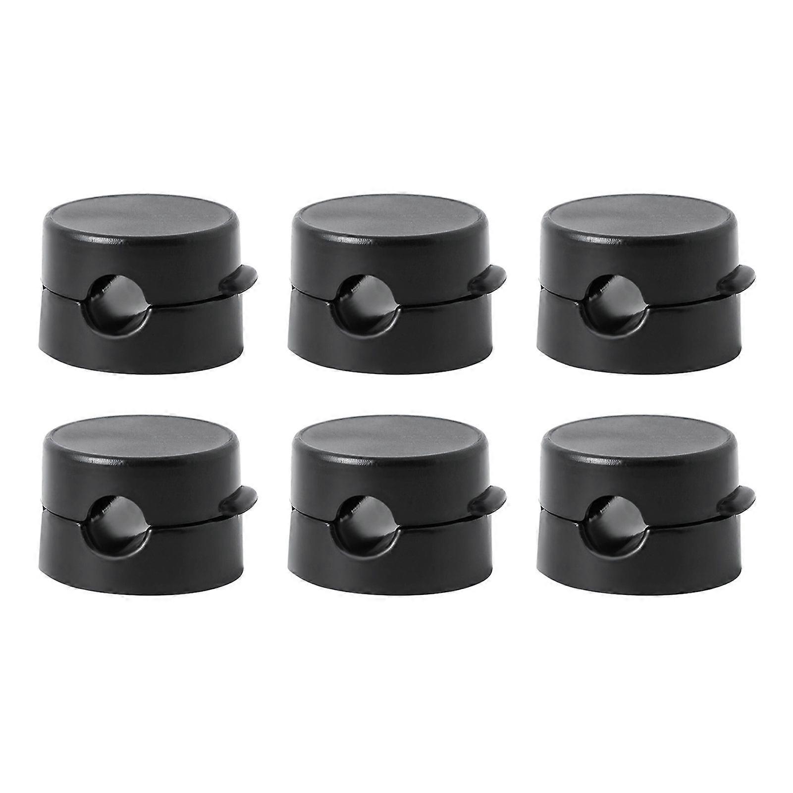 6Pcs Magnetic Cable Organizer Clip Adhesive Home Office Desk Phone Charging Data Cord Organizer Holder Keeper Power Supply Wire Management Clamp