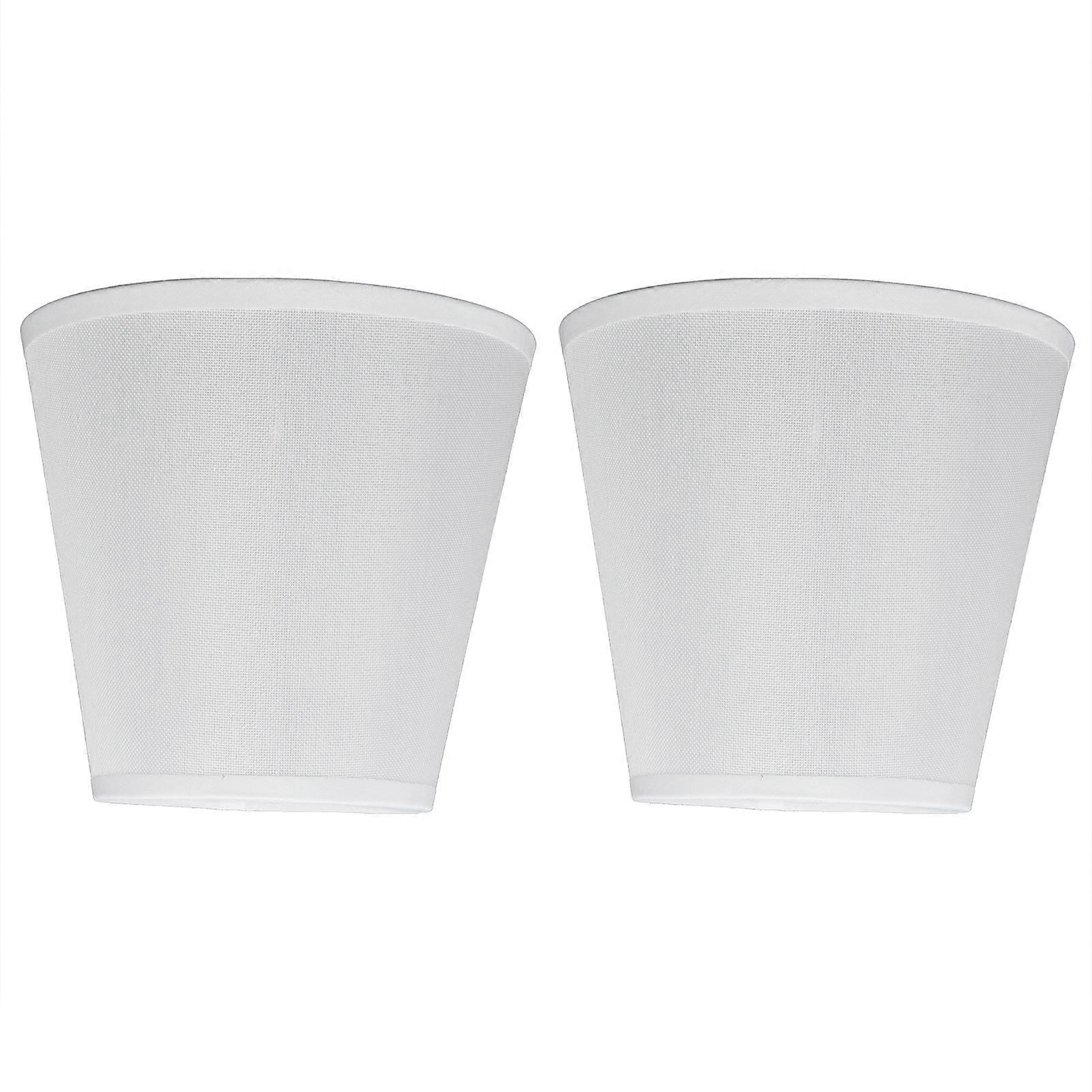 2PCS Fabric Lampshade European Style Clip On Lamp Shade for E14 Screw Chandelier Wall Lamp