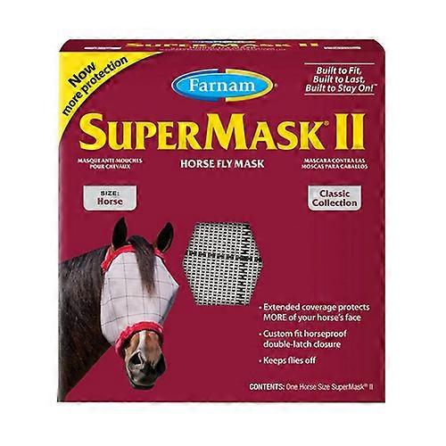 Farnam SuperMask II 无耳苍蝇面罩Horse， 1 个