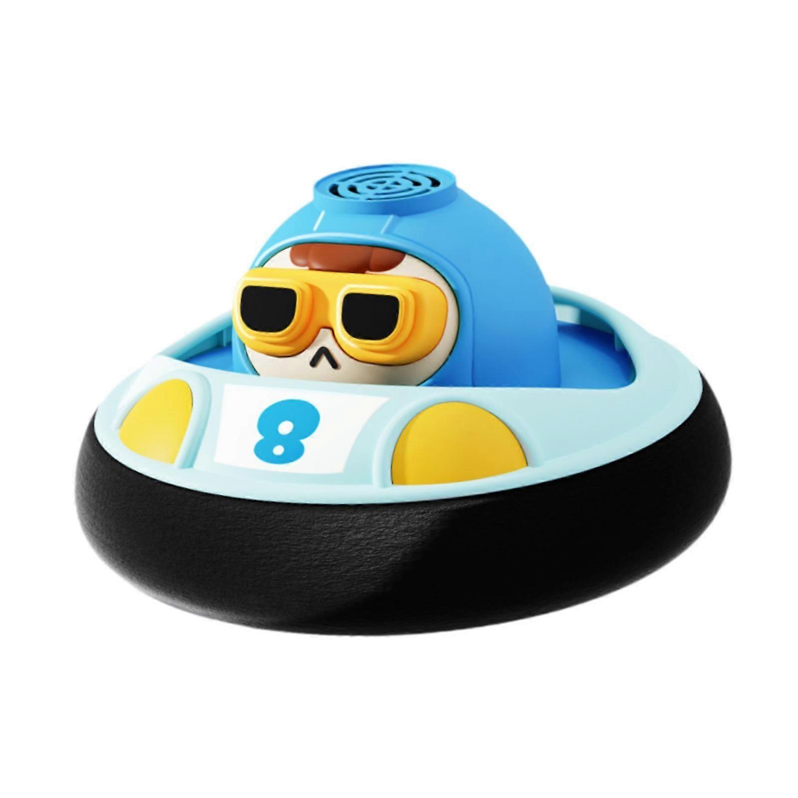 Indoor Hover Soccer Ball Toy Rechargeable Soft Football Game for Game Indoor Blue