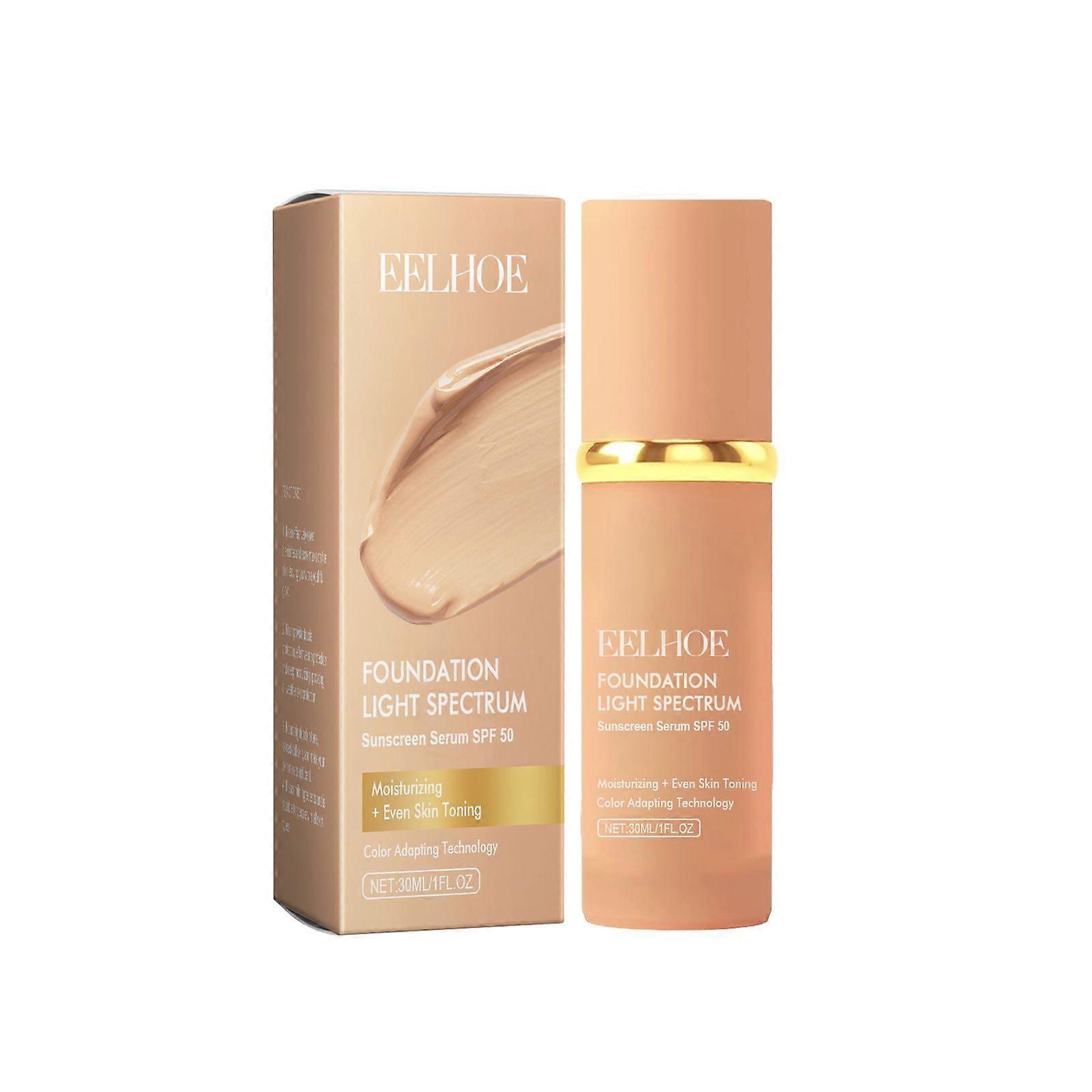 Eelhoe Concealer Warm Change Fond de Teint Liquide Correcteur Fond de Teint Liquide Hydratant Pour Un Éclat De Jeunesse Sans Fausse Hydratation Blanche