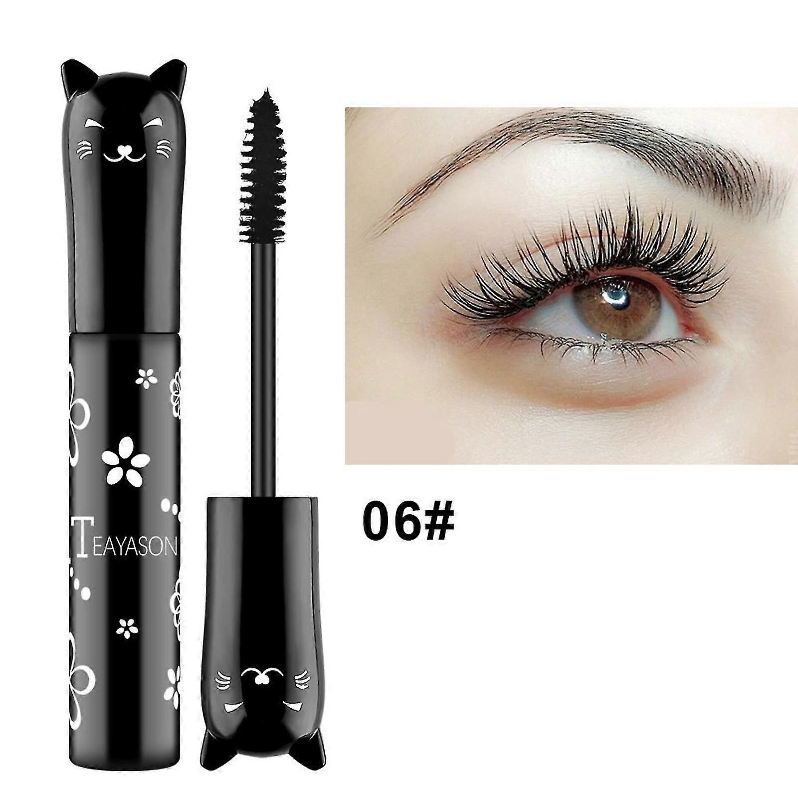 6 Color Mascara Waterproof Fast Dry Eyelashes Curls Extension Make-up Eyelash Colored Ink Mascara