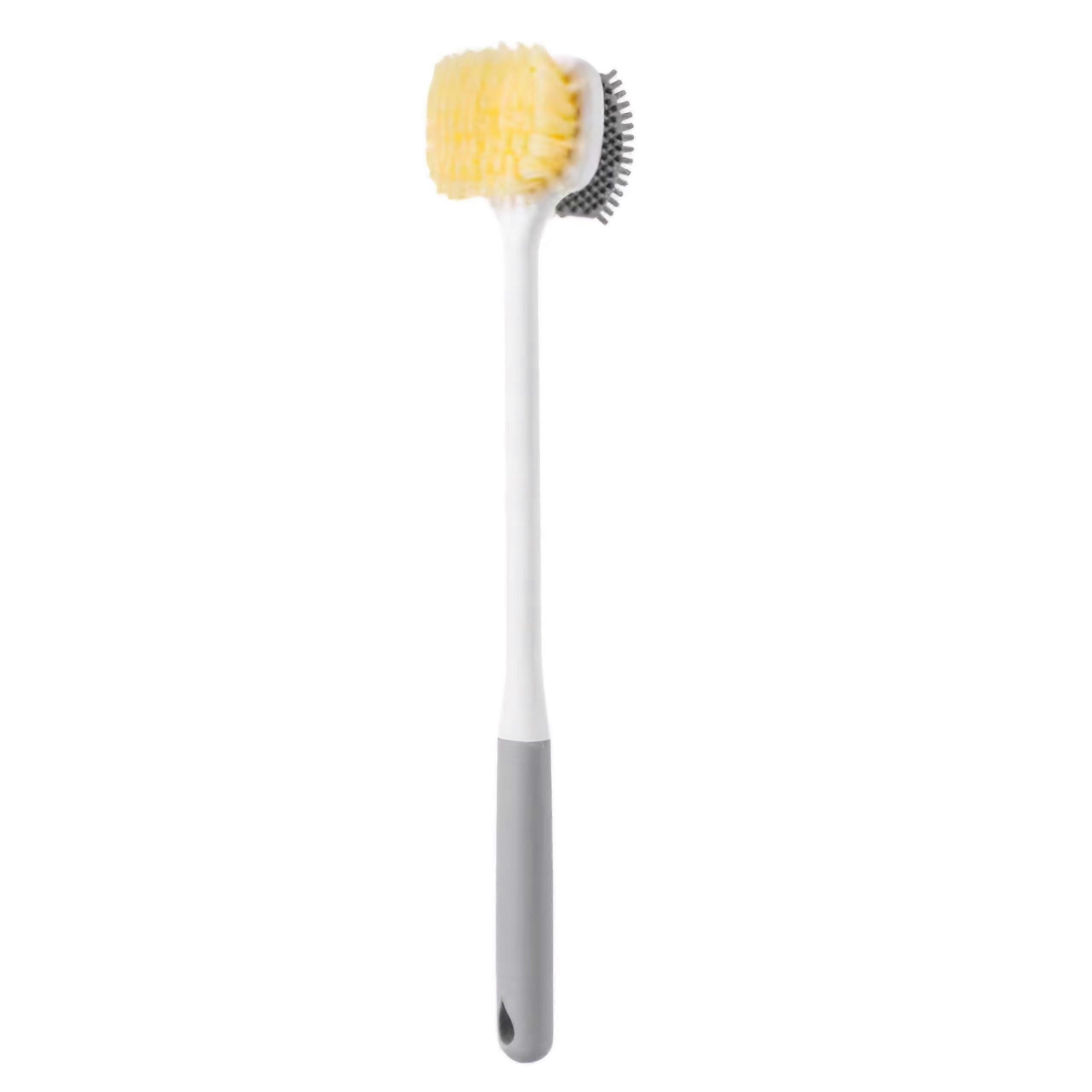 Toe Cleaning Brush,Silicone Foot Scrubber for Shower with Long Handle Ref: 6620