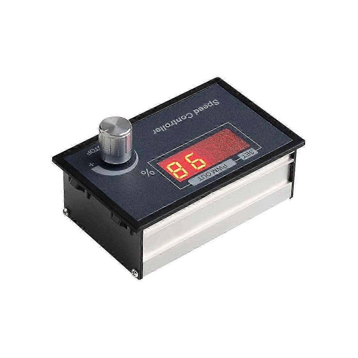 PWM Motor Speed Controller, DC 6-60V 30A DC Motor Speed Controller 12V 24V 36V 48V, Stepless Regula