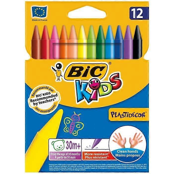 BIC Kids Plastidecor 12 Lápis de Colorir