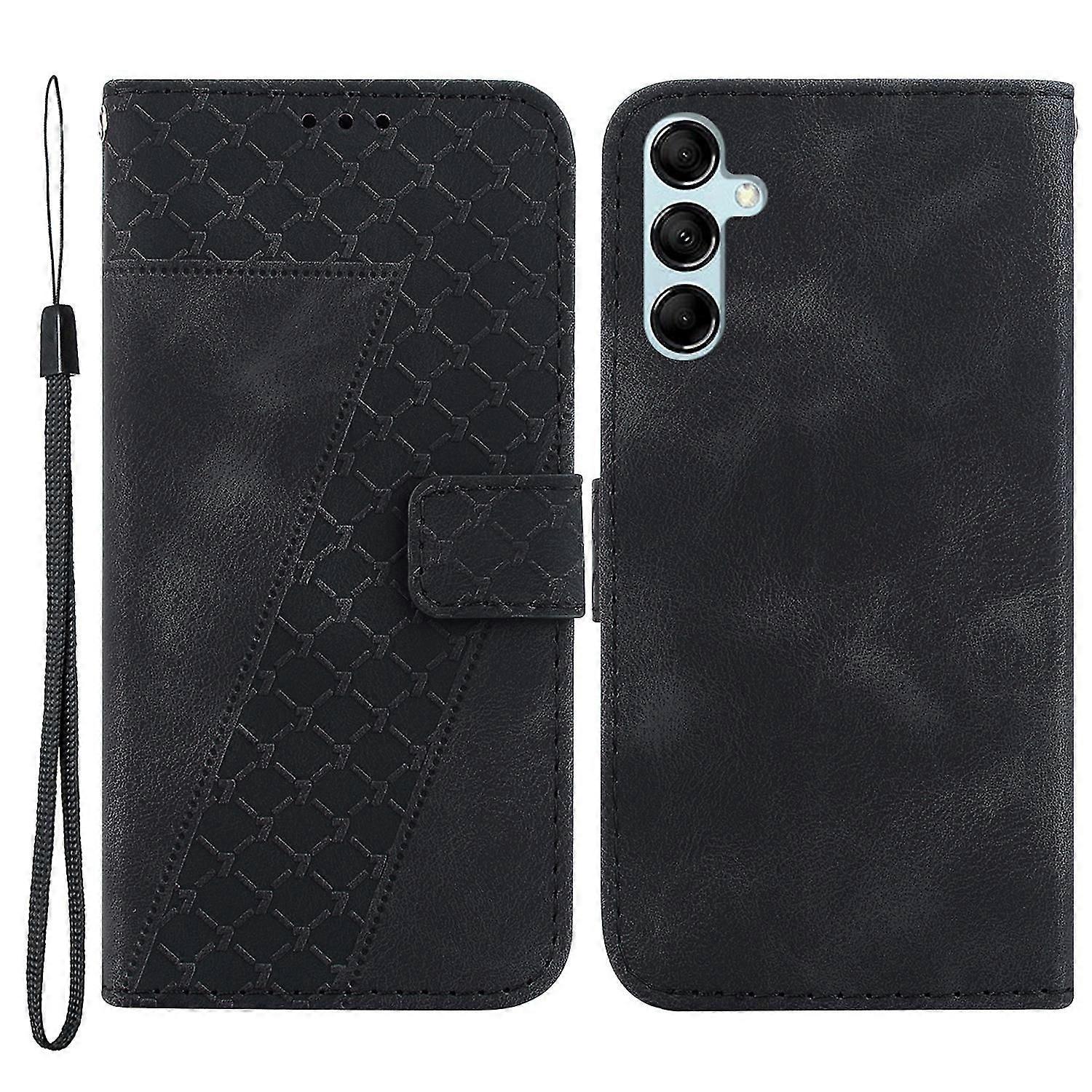 7-Shape Imprinted Anti-fall Leather Wallet Flip Stand Case compatible Samsung Galaxy M54 5G/F54 5G