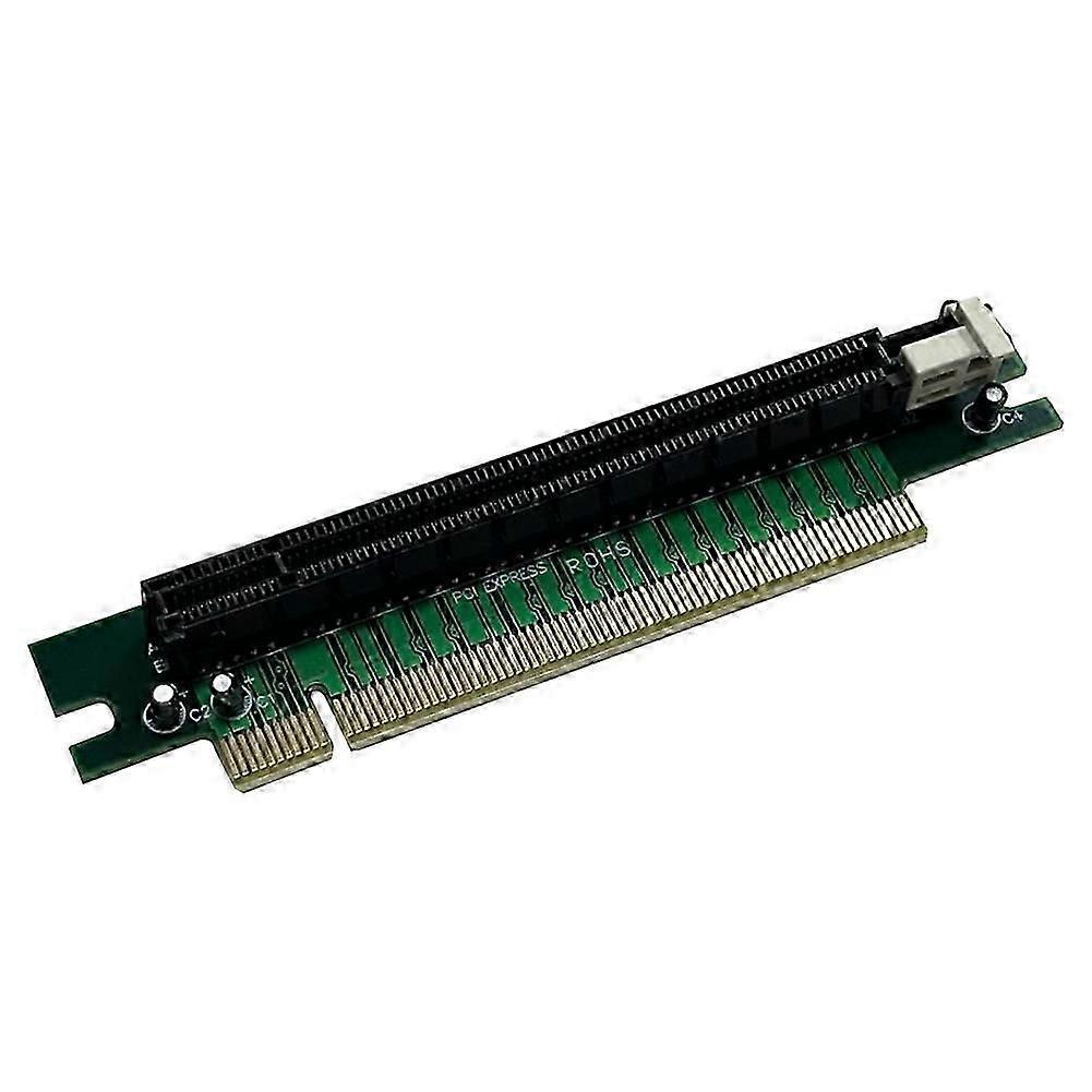 PCI-E 16X Riser Card 90 Degree Pci-E Pci-Express 16X to 16X Slot Right Angle Extender Protector Ris JN