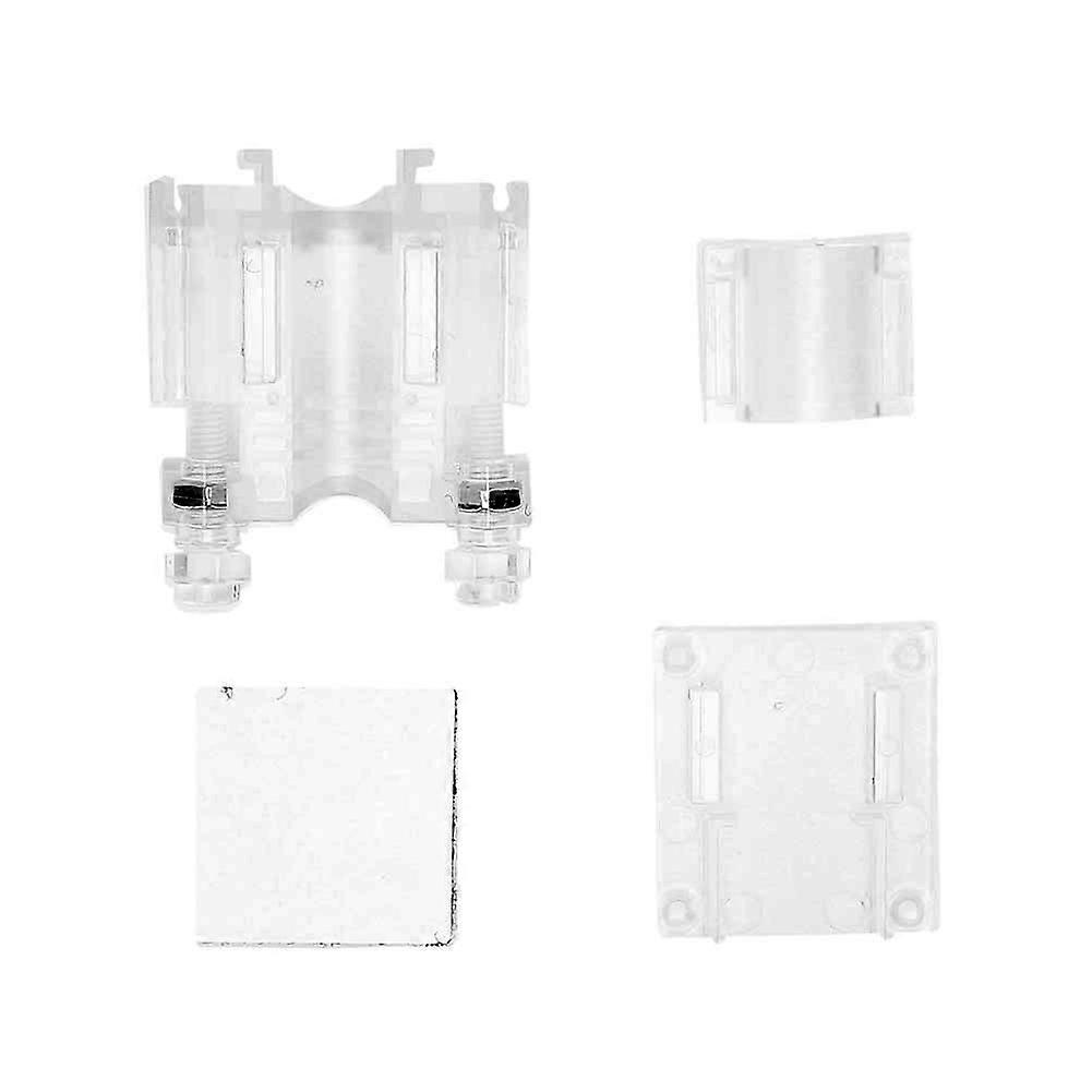 Aquarium Fixation Clamp Water Pipe Clip for Fish Tanks - Adjustable Water Inlet Outlet Bracket, Durable Plastic, 2 Sizes