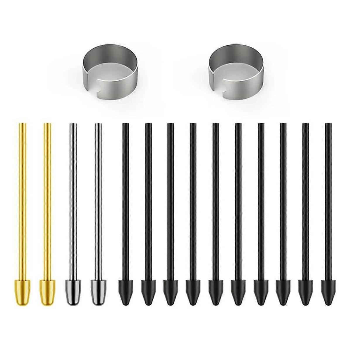 Metal Nibs/Tips Replacement for SamsungGalaxy Tab S9/S9FE+/S9 Ultra /S8/S8+/S8 Ultra(4+10 Pcs Set)