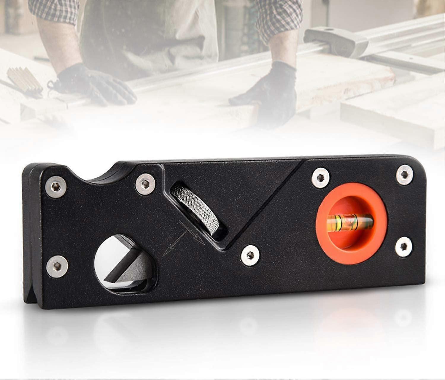 Quick Edge Trimmer, Portable Chamfer Plane For Woodworkers, Mini Design With Level Vial And Ergonomic Handle, Depth Adjustable Wood Chamfer Plane For