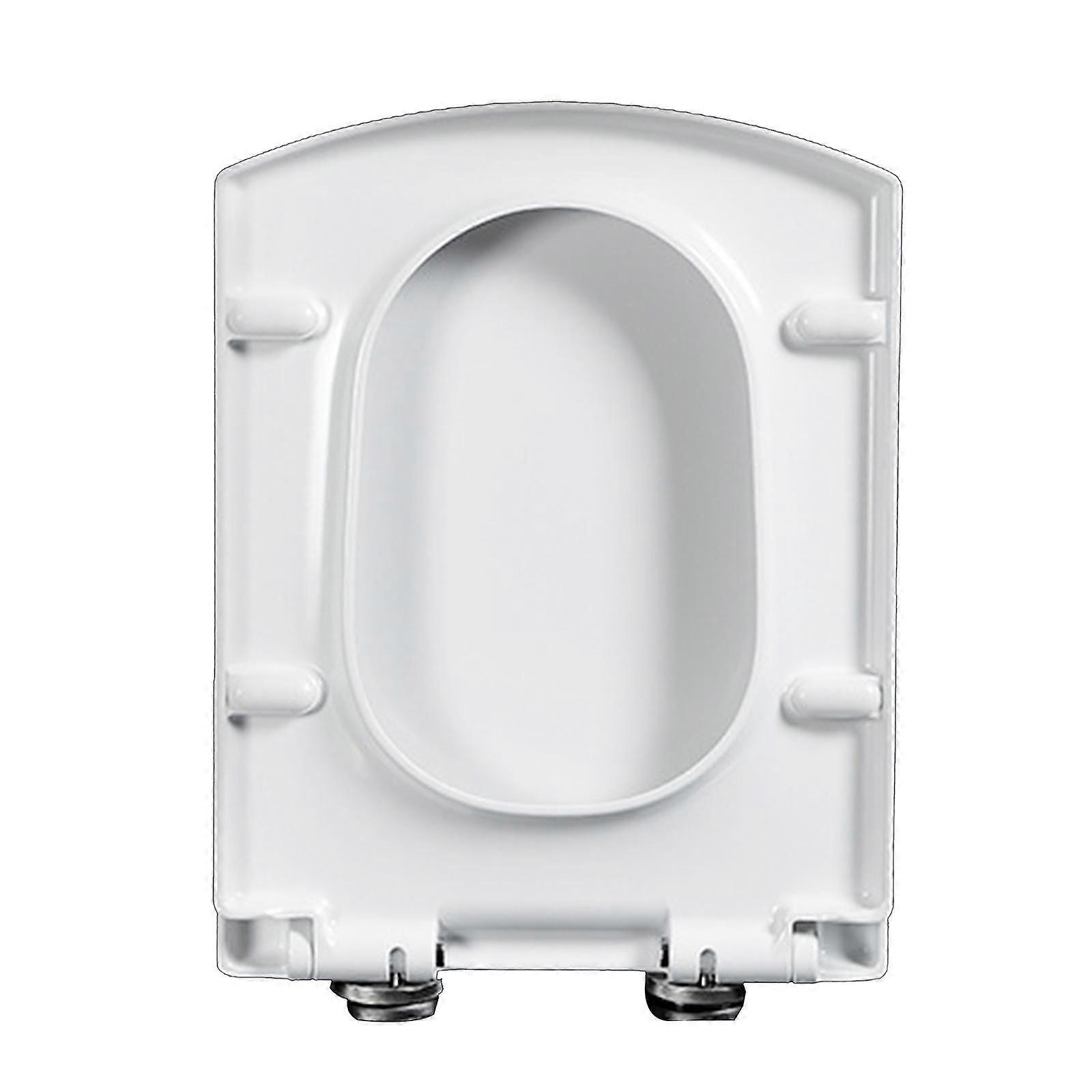 Square Shaped Design WC Toilet Seat Silent Soft Close Wear Resistance Universal
