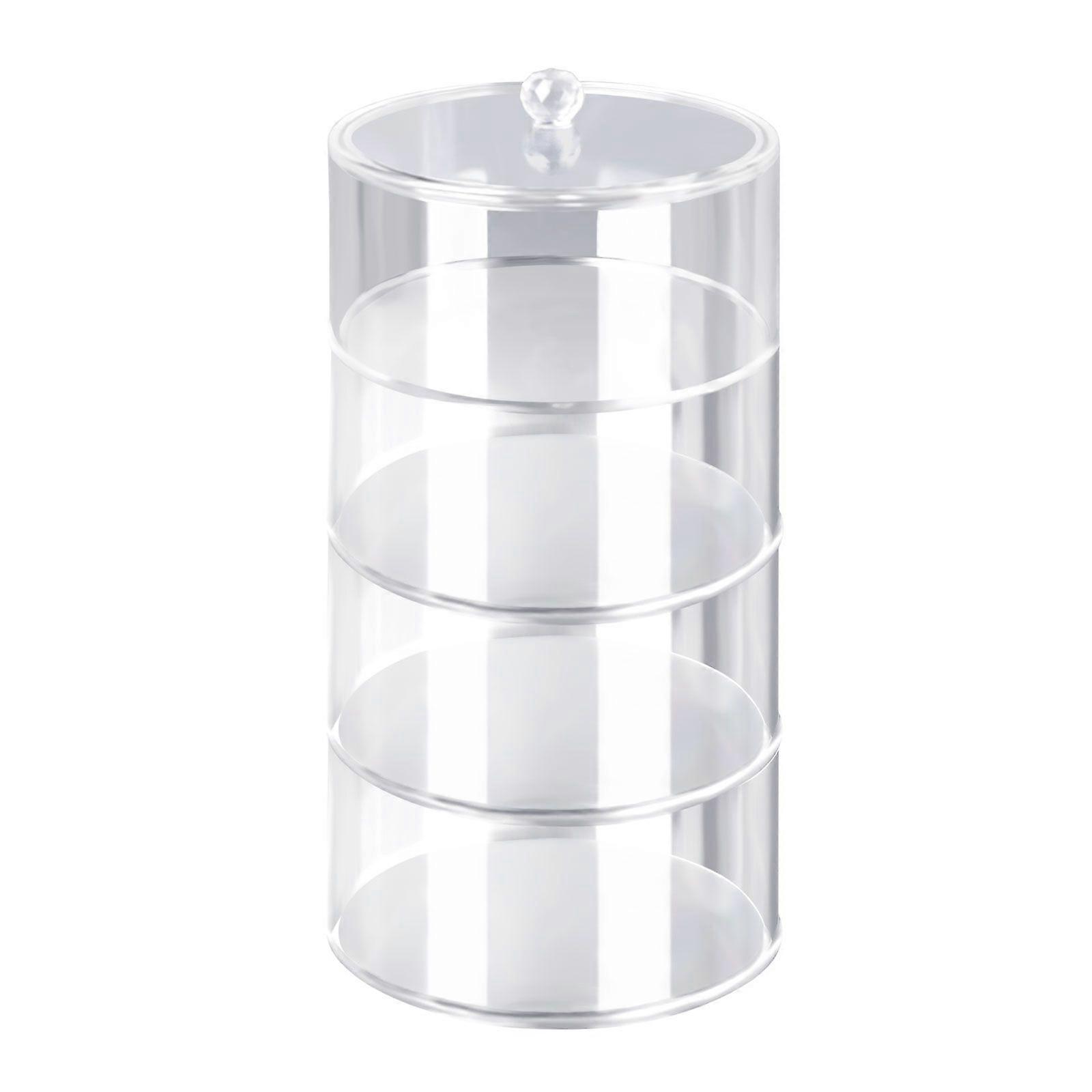 2/3/4 Layers Acrylic Belt Organizer with Magnet Lids, Stackable Belt Storage Box Cle