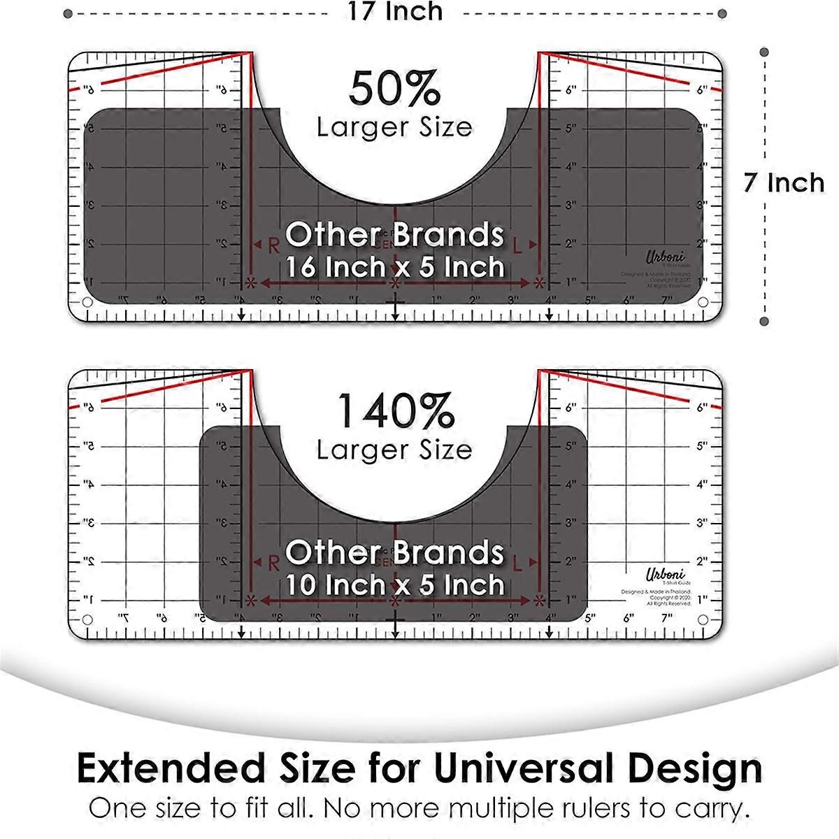 T-Shirt Ruler Guide for Vinyl Alignment and Centering Designs