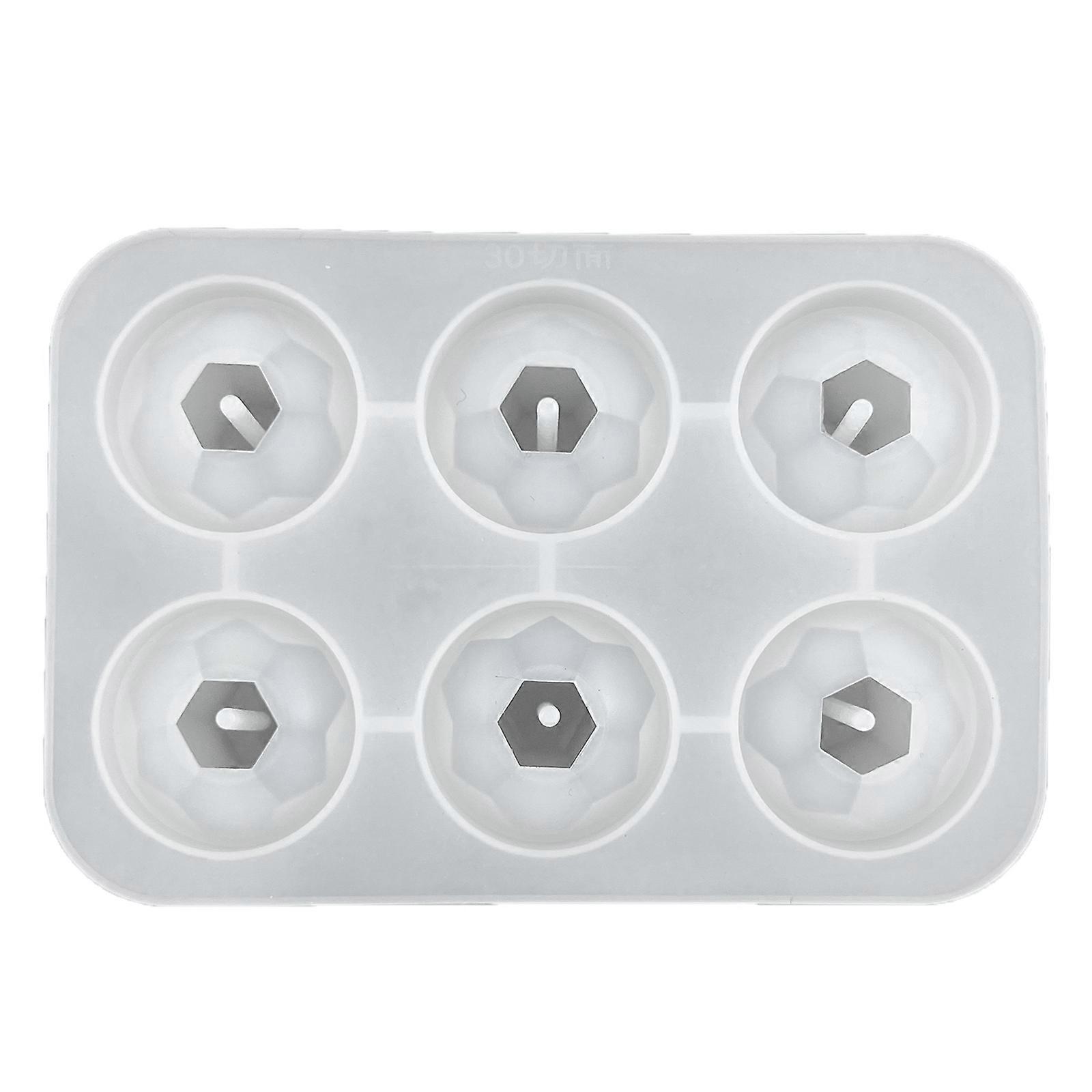 Resin Beads Molds with Hole Silicone Bead Epoxy Molds for Cabochon Gemstone-Pendant Mold Earrings Jewelry Casting Art  30mm
