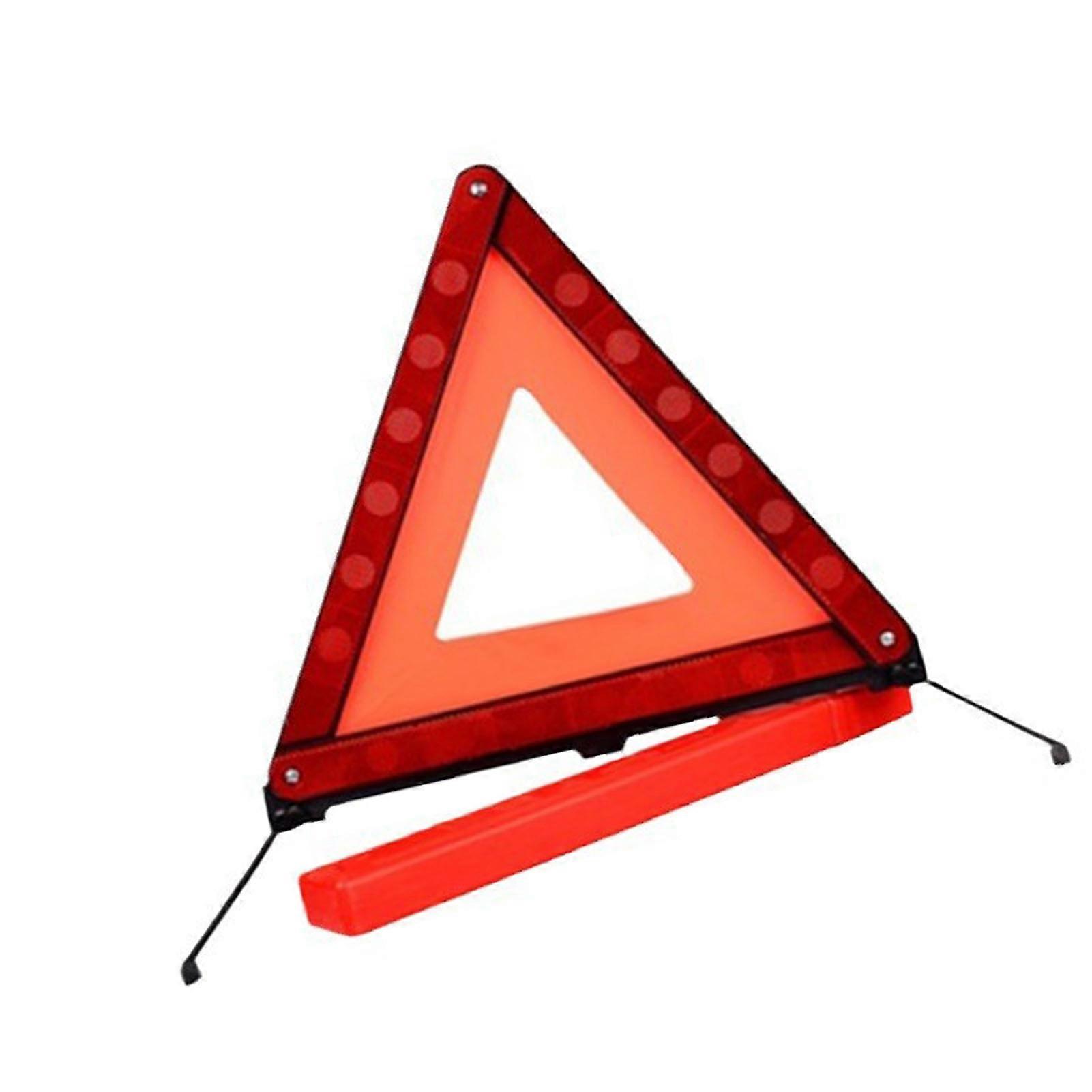 Reflective Foldable Car Warning Triangle - Emergency Safety Sign for Vehicle Breakdown in Europe