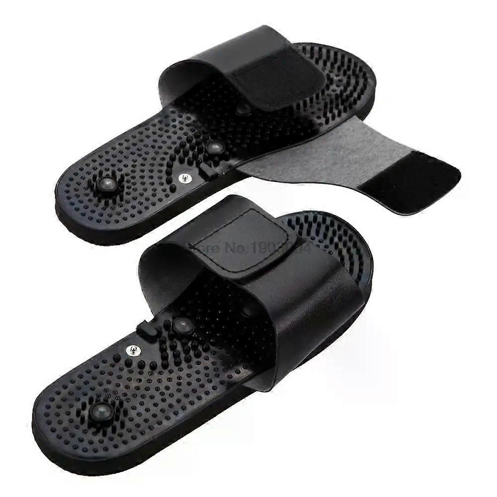 Natural rubber Slippers Acupuncture TENS Relaxing Massager Therapy For Foot Massager Physiotherapy Body Relax Muscle