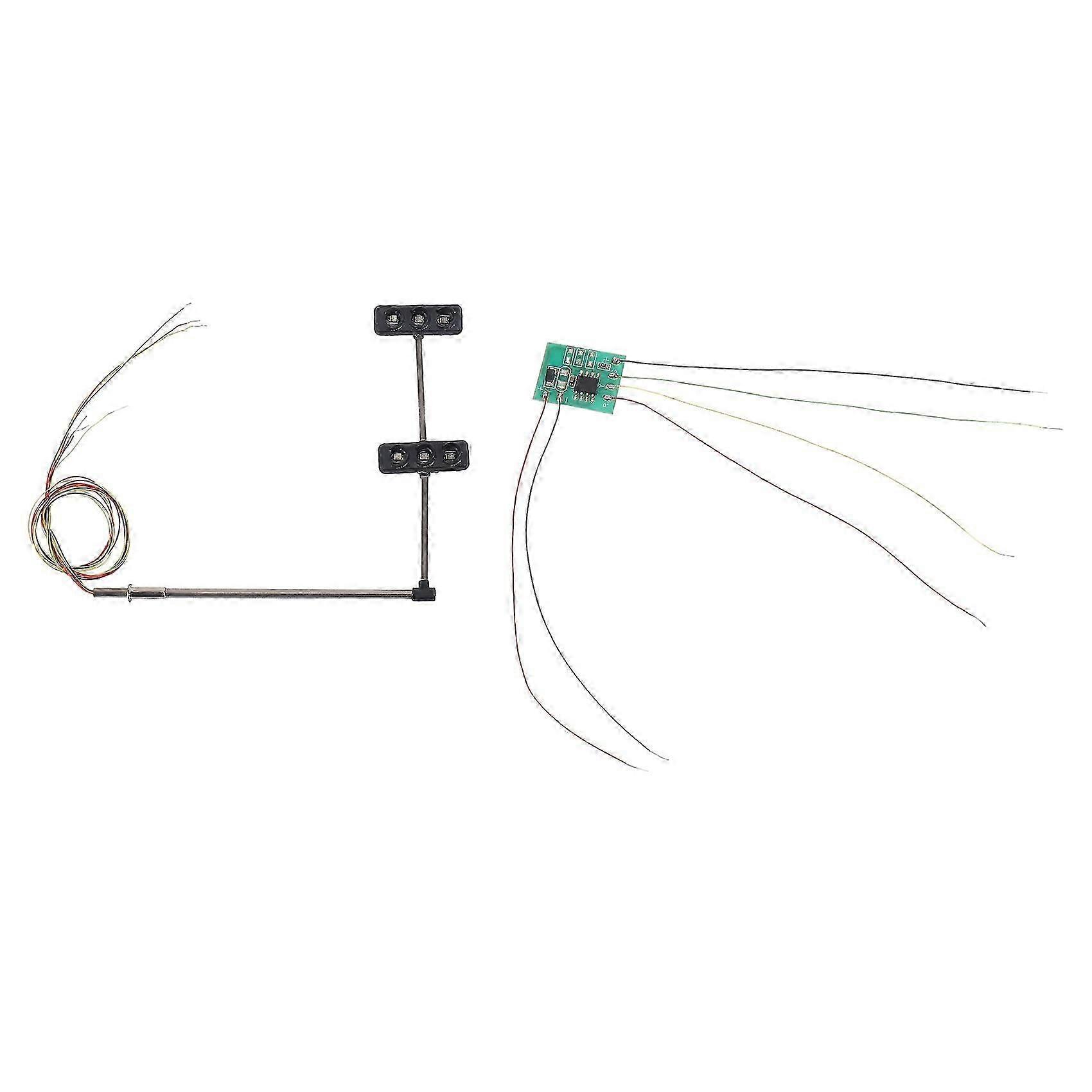 3色信号機Ho Ooスケールモデル6LedDIY砂のテーブル交差ストリートConstructio JP用