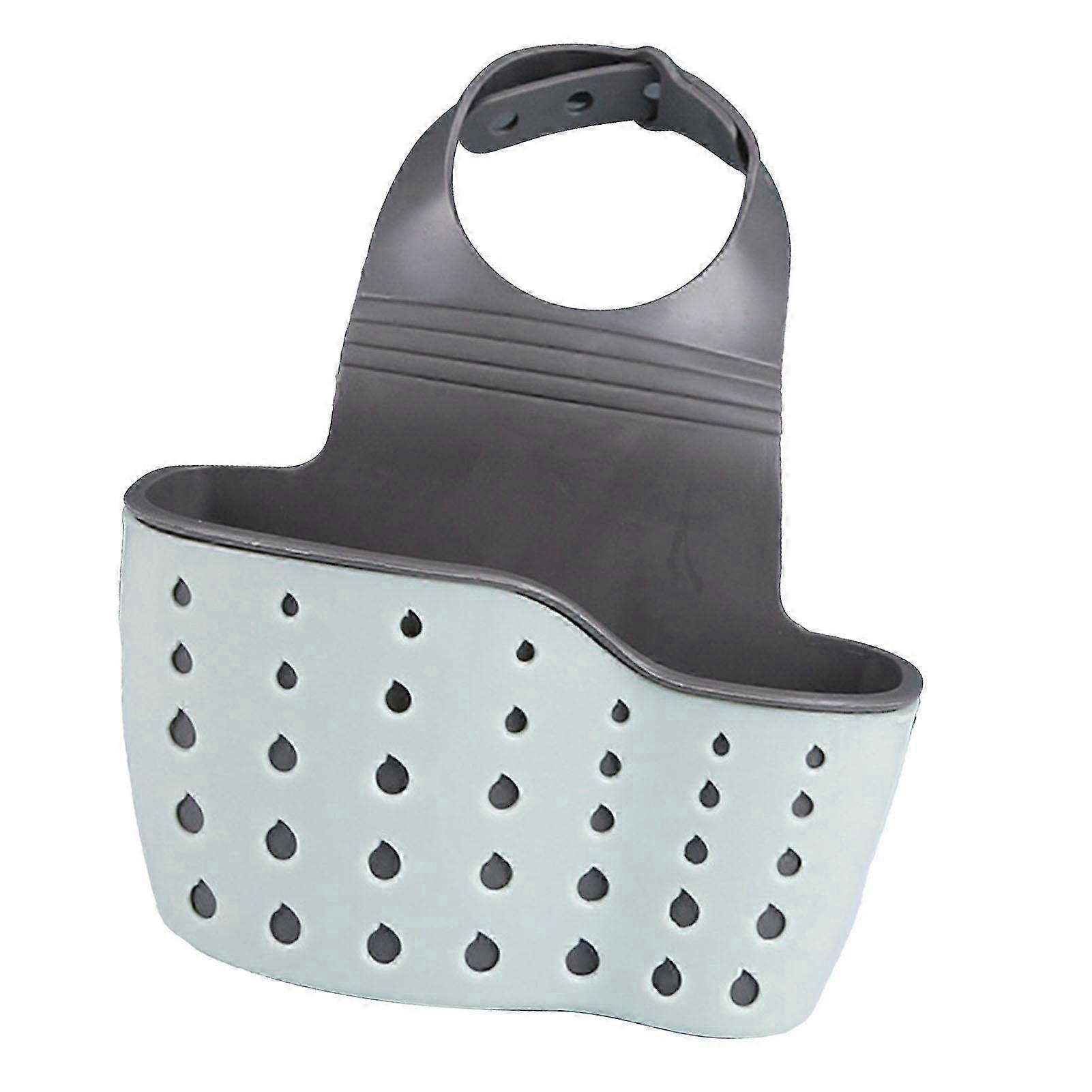 Adjustable Hanging Multifunction Detachable Kitchen Sink Sponge & Soap Drain Holder