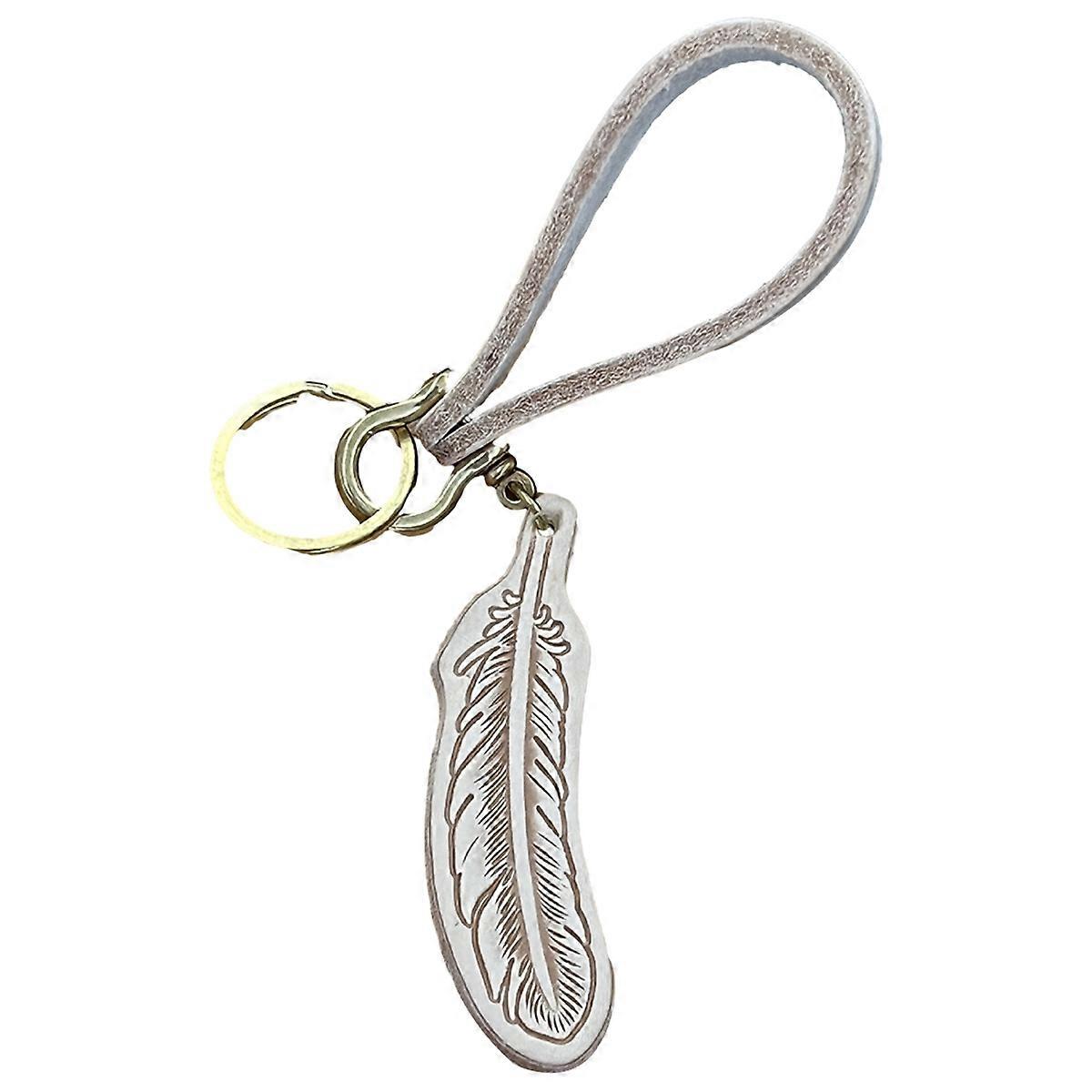 Retro Leather Wristlet Replacement for Clutch Wallet Bag Keys Keychain, Car Keys Ring