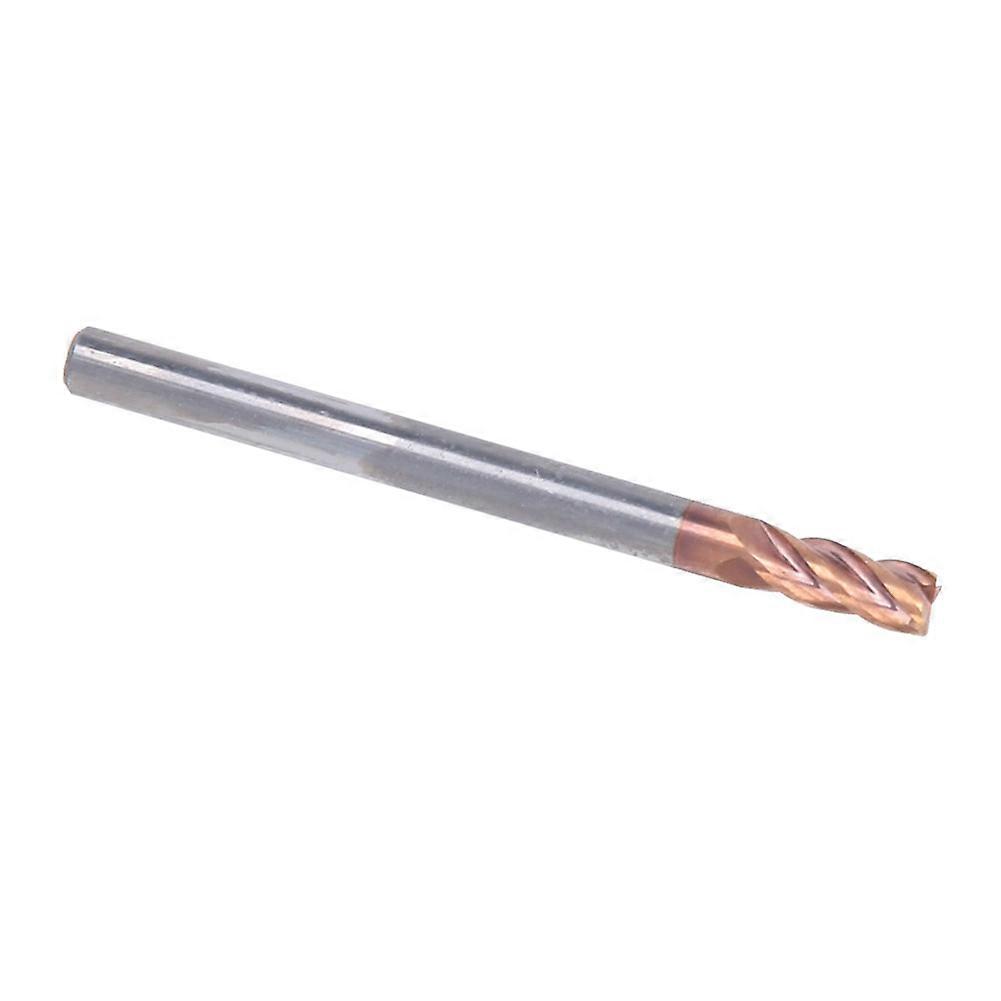 4mm 4 Flute Spiral CNC Router Bit, Nano Coated, Tungsten Steel (5pcs)