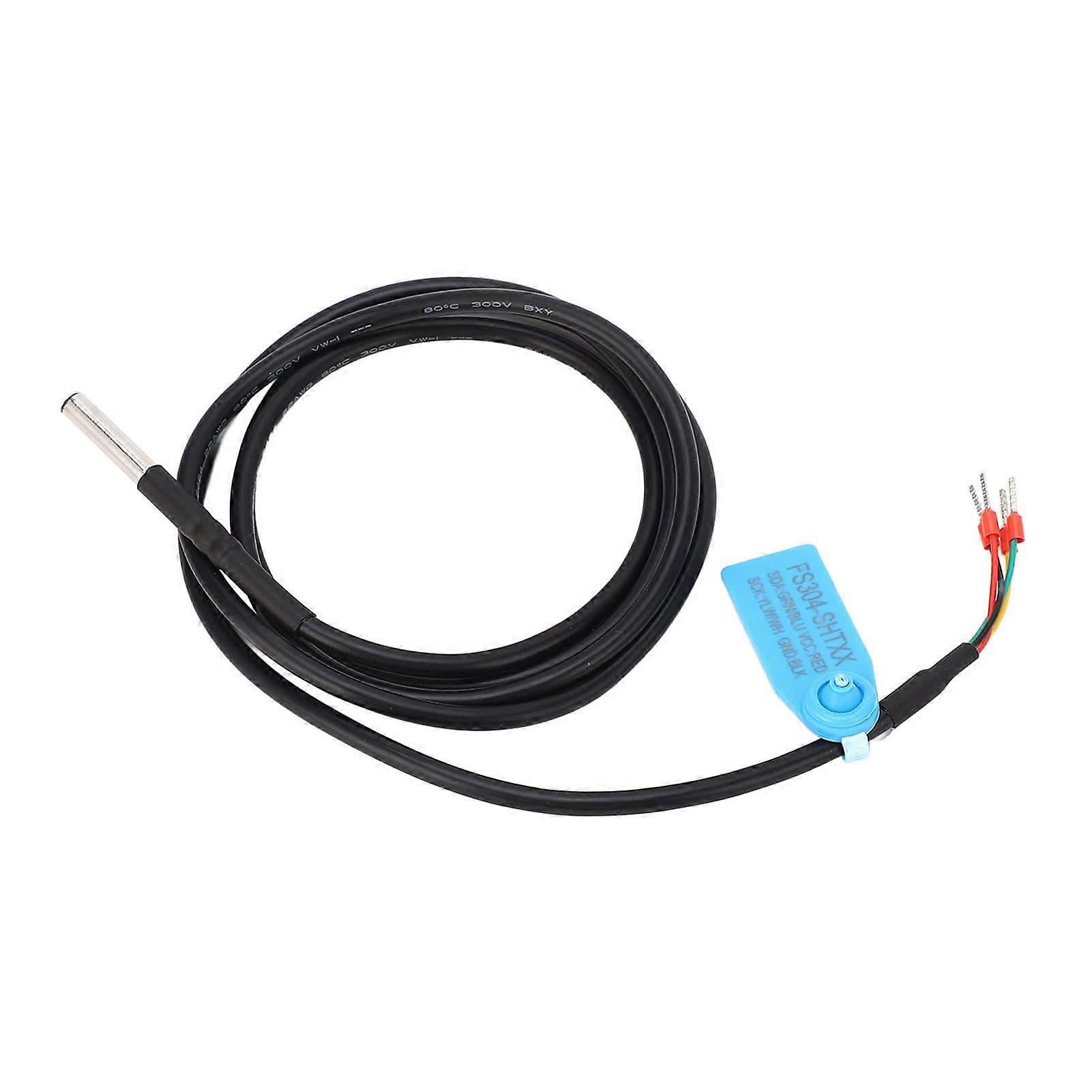 Digital Sensor Probe, Temperature Humidity Sensor Probe I2C Output DC 3.3V for Soil Monitoring, Greenhouse, Construction