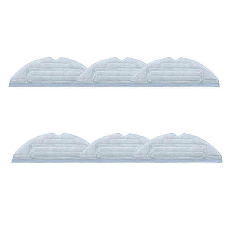 6pcs Mopping Cloths Reusable Mop Cloth For Xiaomi Roborock T7 T7plus