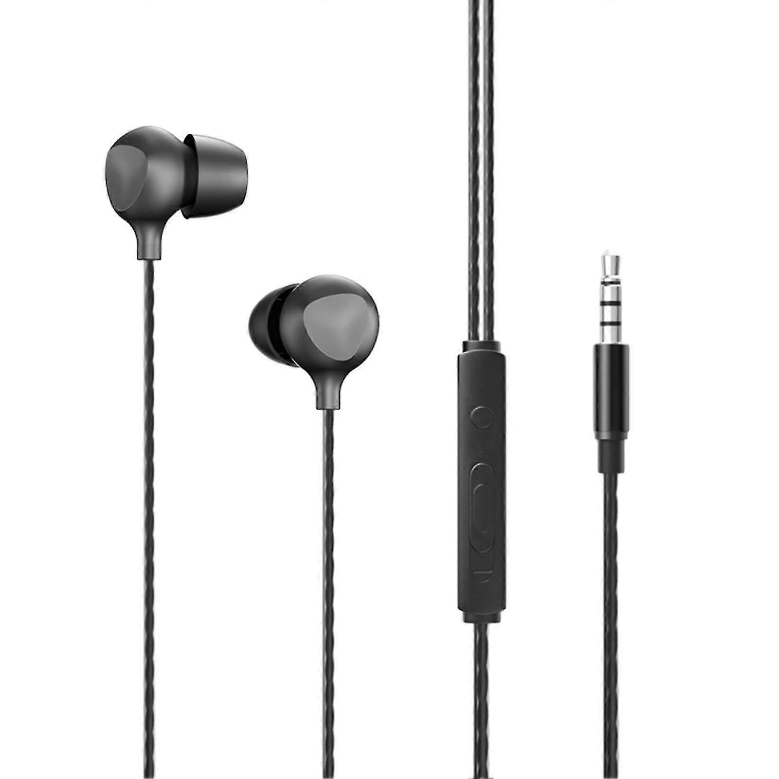 Soft Silicone Sleep Headphones with Noise Reduction Comfortable In-Ear Design High-Quality Sound Wired 3.5mm Headsets