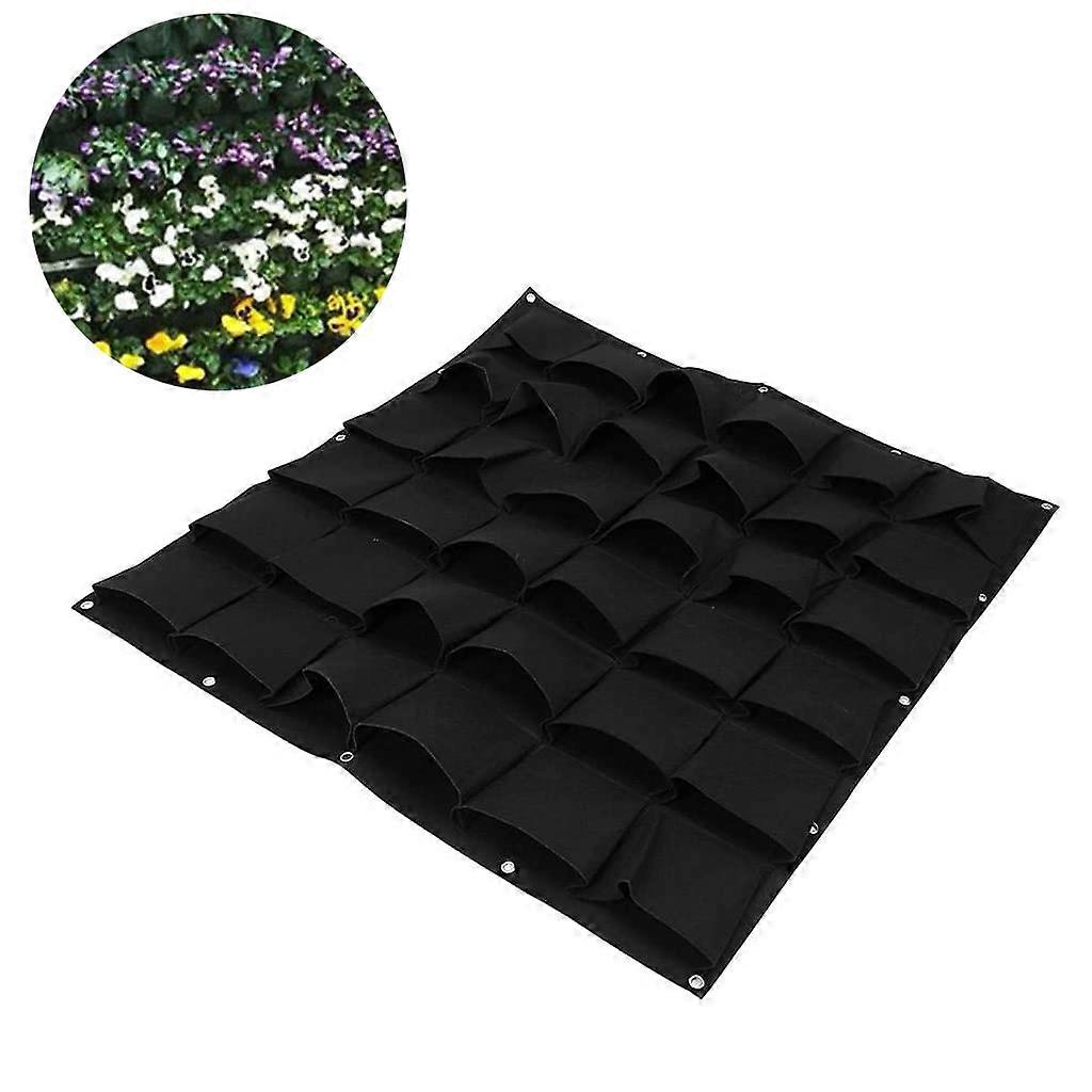 Grow Bags*Black-(Pack) 36-Pack Flat Bottom