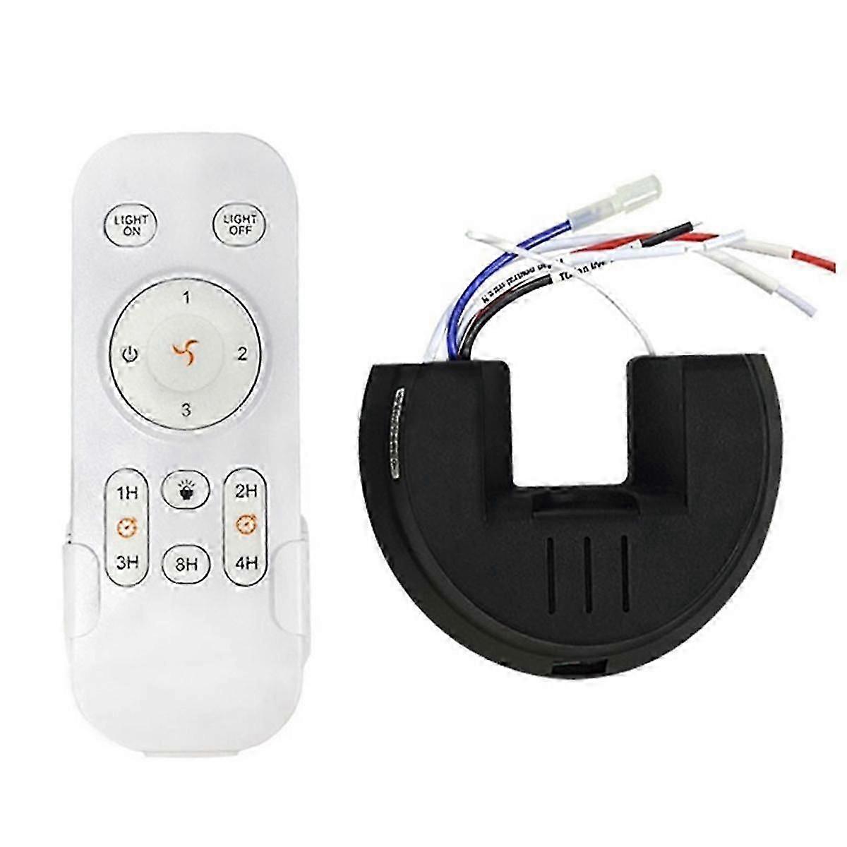 Universal Ceiling Fan Remote Control Kit with 3-Speed & Timing Function