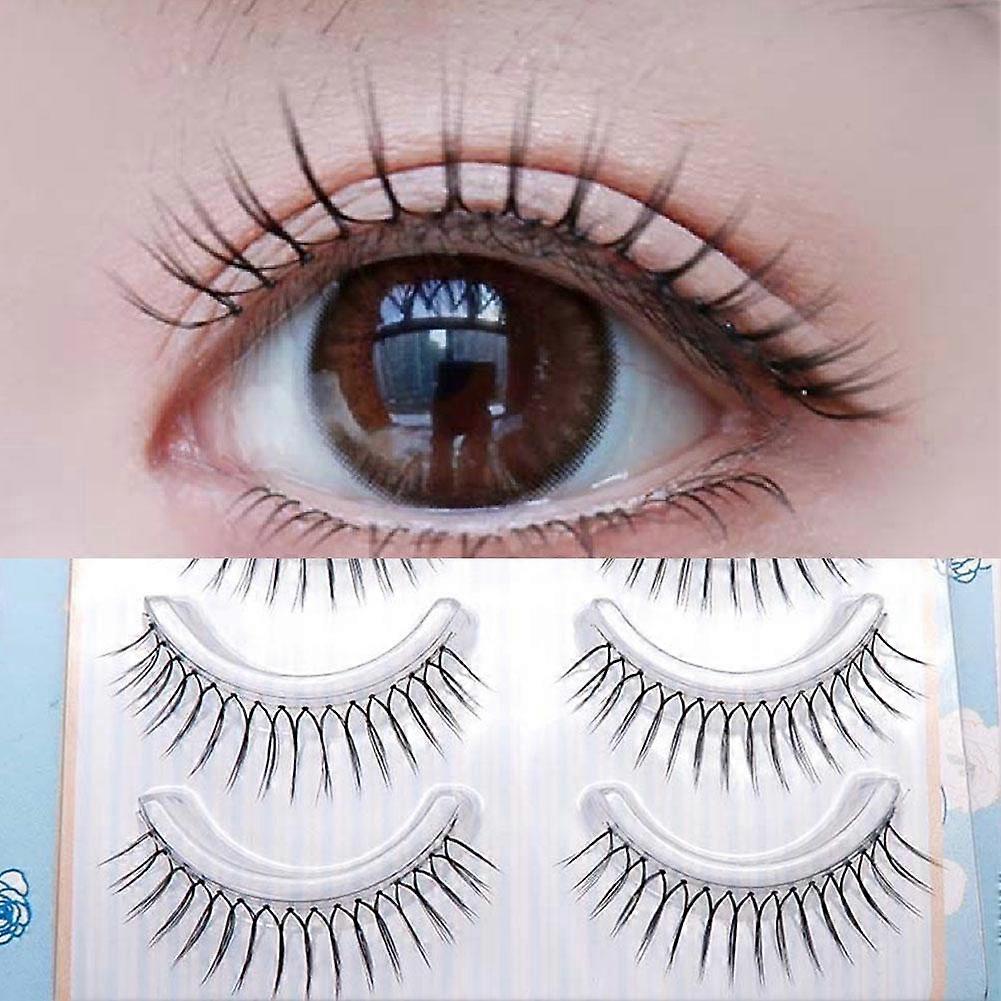 Extension de faux cils en forme de U Naturel Vaporeux Réutilisable