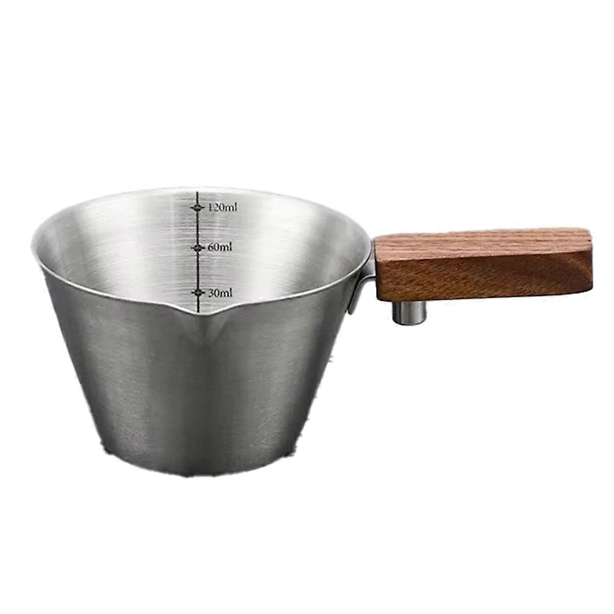 120ML Espresso Measuring Cup with Scale, Coffee Pouring Cup,B