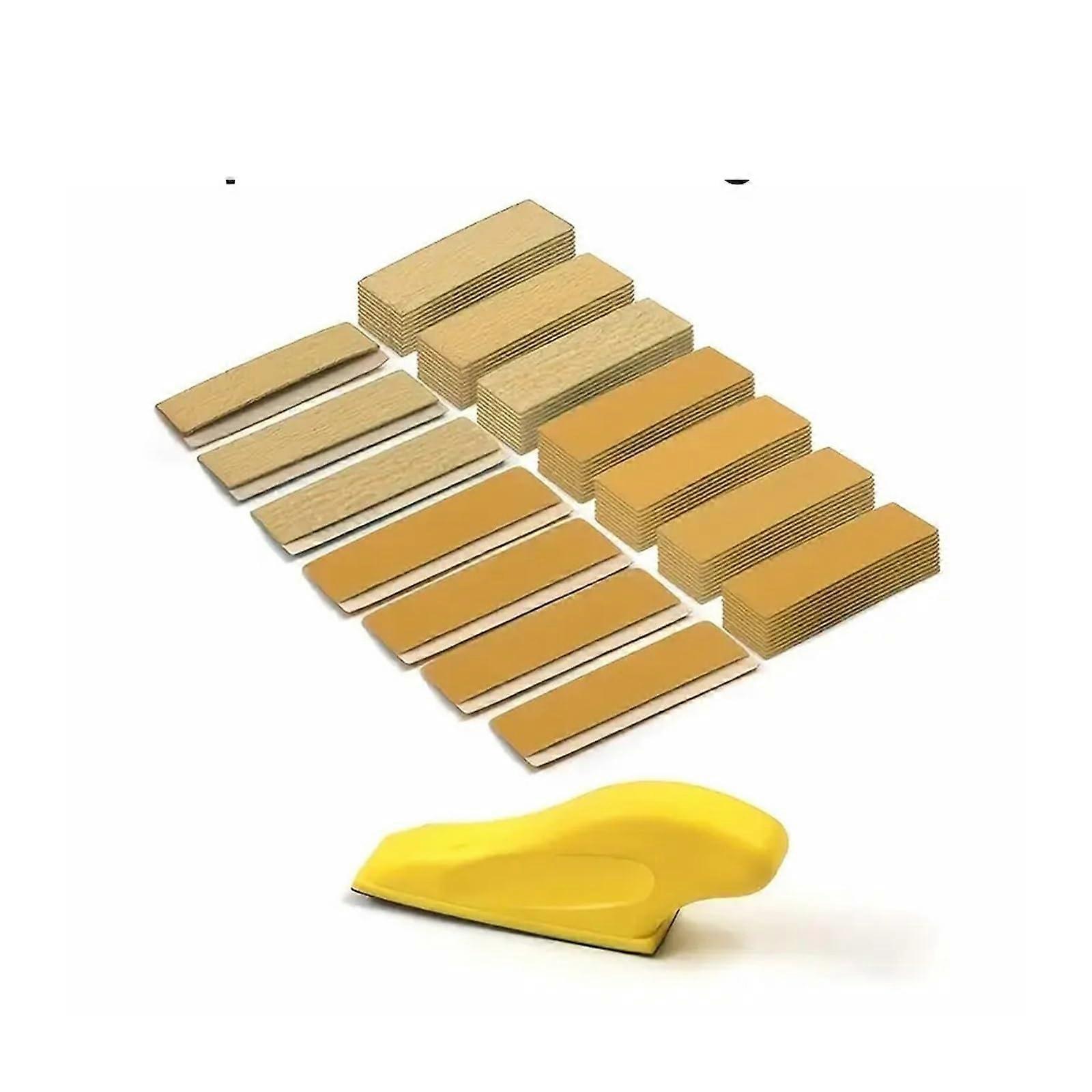 Mini Sander Kit 80-600 Grits For Crafts And Tight Spaces, Polishing Tools Included, Compatible With Angle Grinders