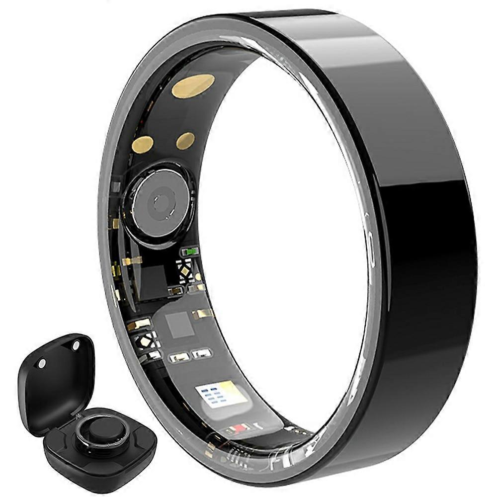 TK5 Smart Ring Health Tracker Waterproof Heart Rate Blood Oxygen Sleep Monitor with Charging Case