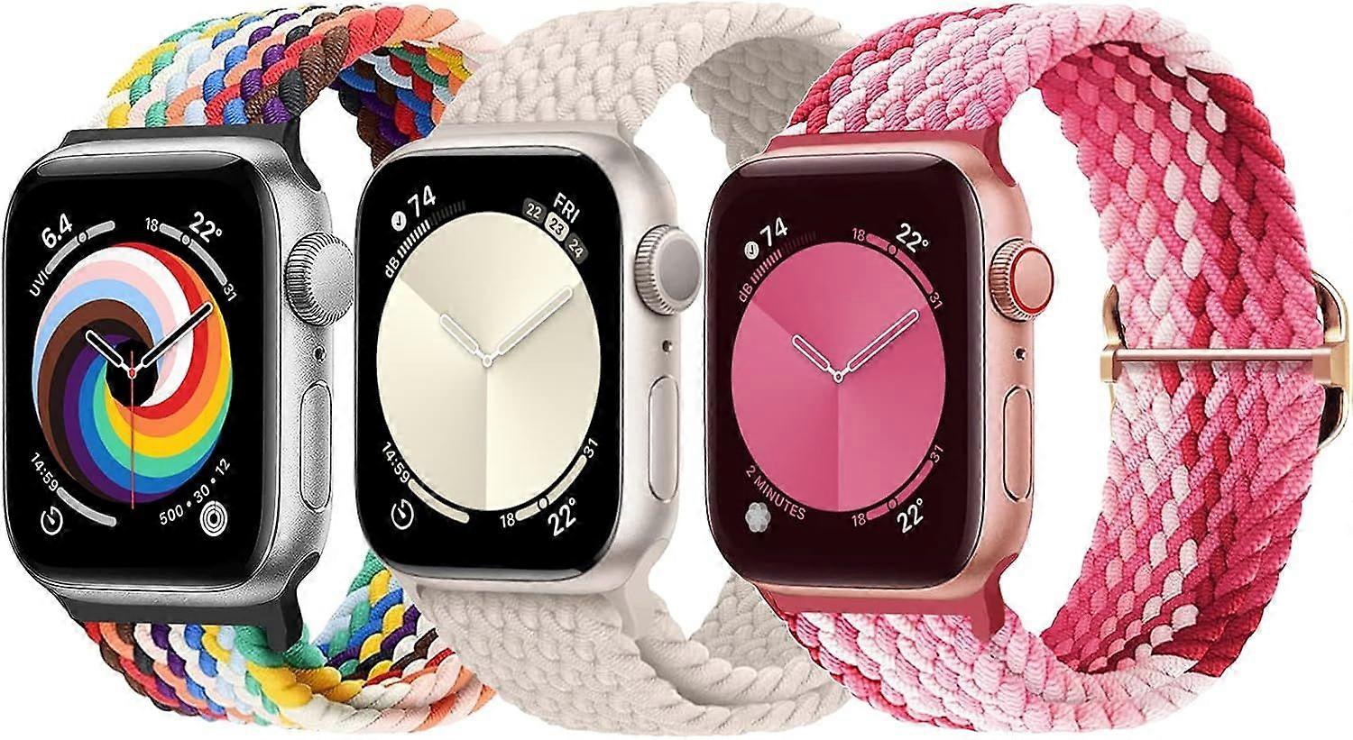 3 Pack Compatible Apple Watch Bands 38/40/41mm