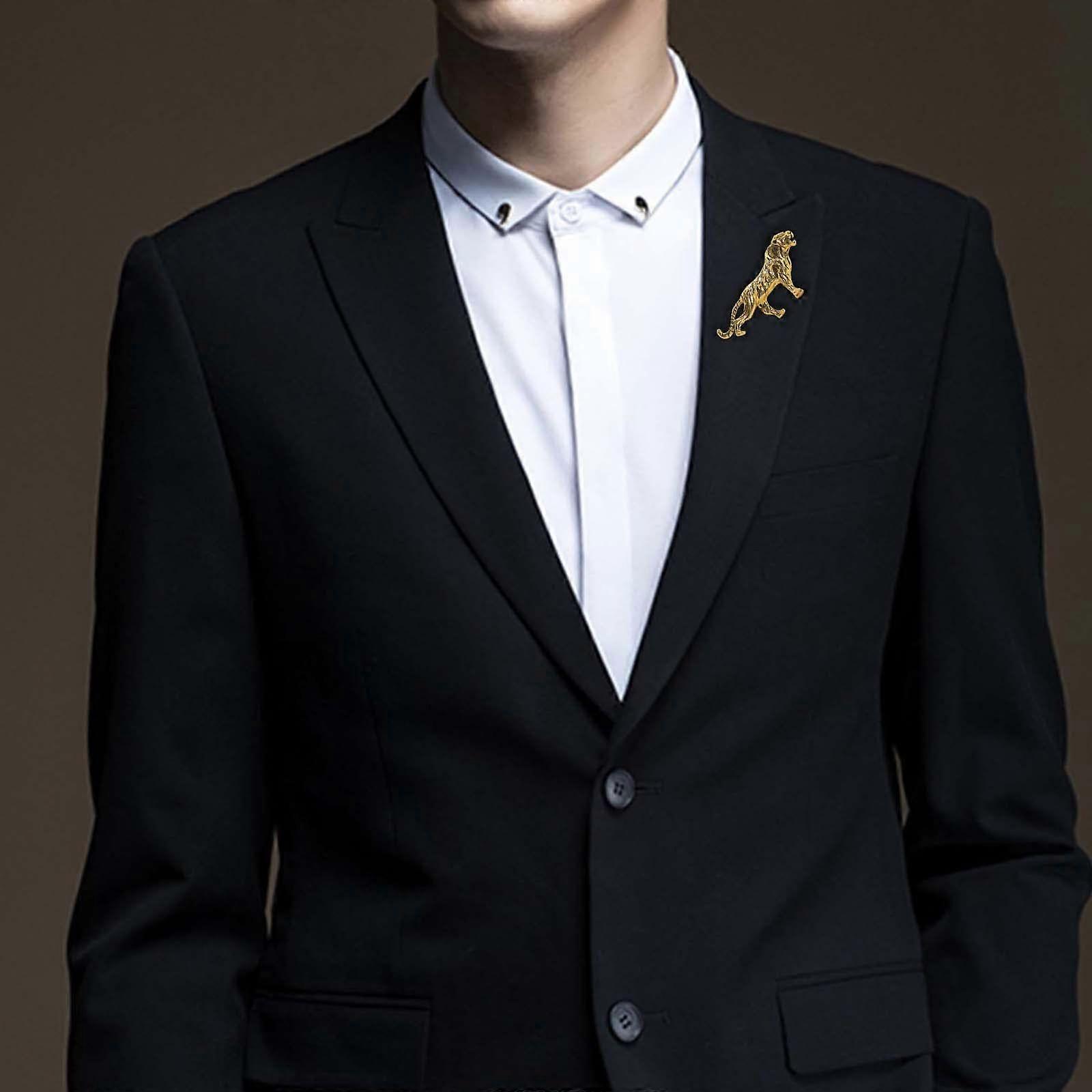 Brooch for Suits Gift for Mom gold