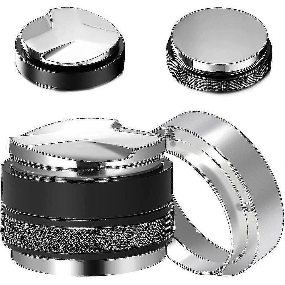 53mm Coffee Tamper And 54mm Dosing Funnel Set, Dual Head Coffee Leveler Fits Adjustable Depth Espre (haoyi