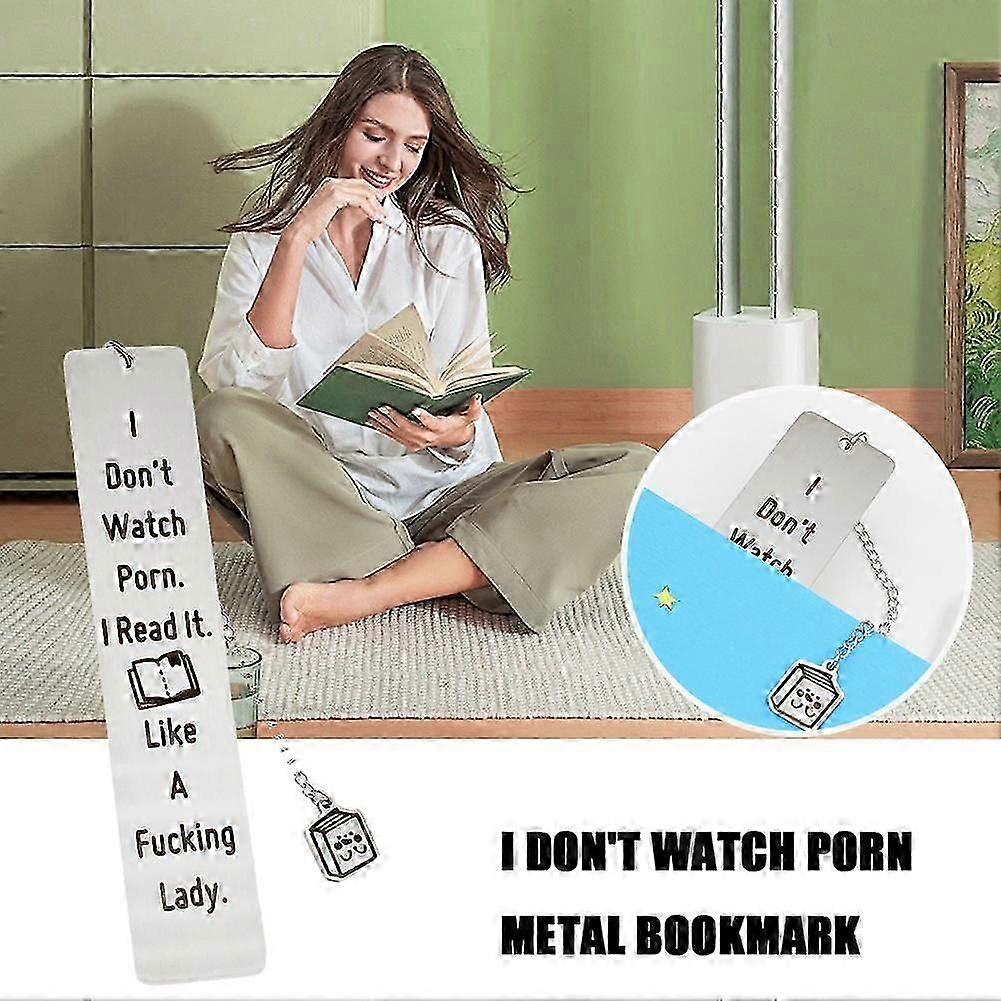 I Don't Watch Porn Metal Bookmarks