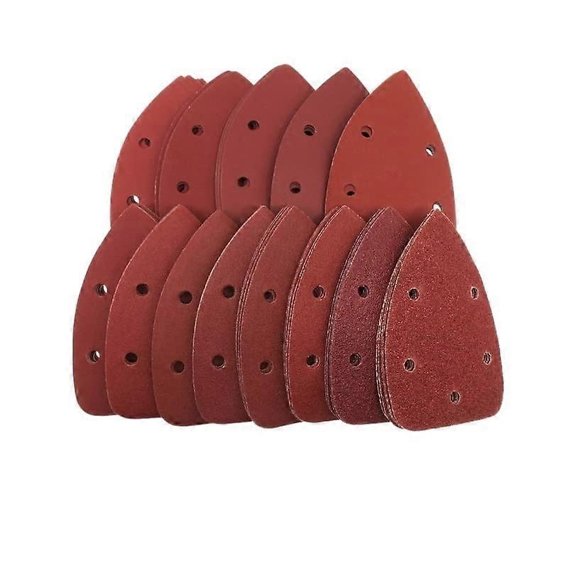 25pcs Self-Adhesive Sandpaper Triangle Sander Sand Paper,Hook Loop Sandpaper Disc Abrasive Tools for Polishing Grit 40-1000 (Size : 320)
