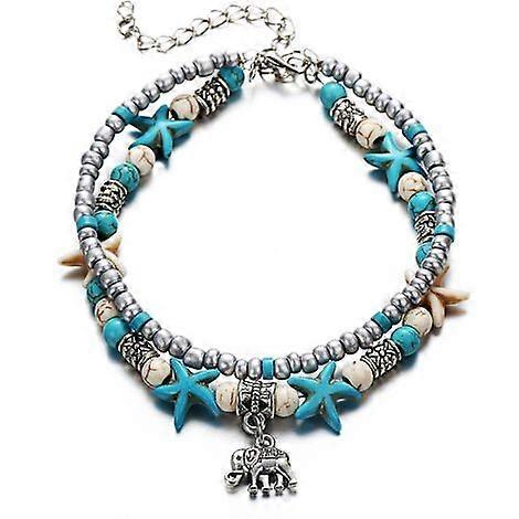 2025 Latest Model  synthetic turquoise beach anklet (elepnt)