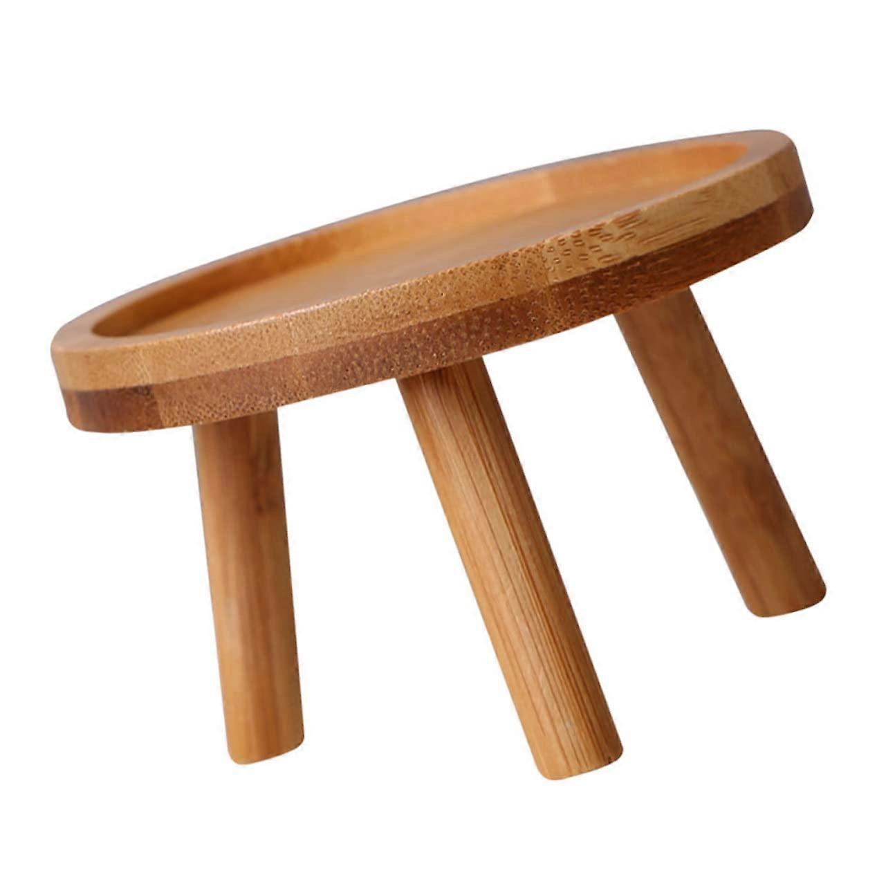 Elegant Wooden Vase Holder Plant Pot Stand Smooth Surface for Indoor Flower Arrangement