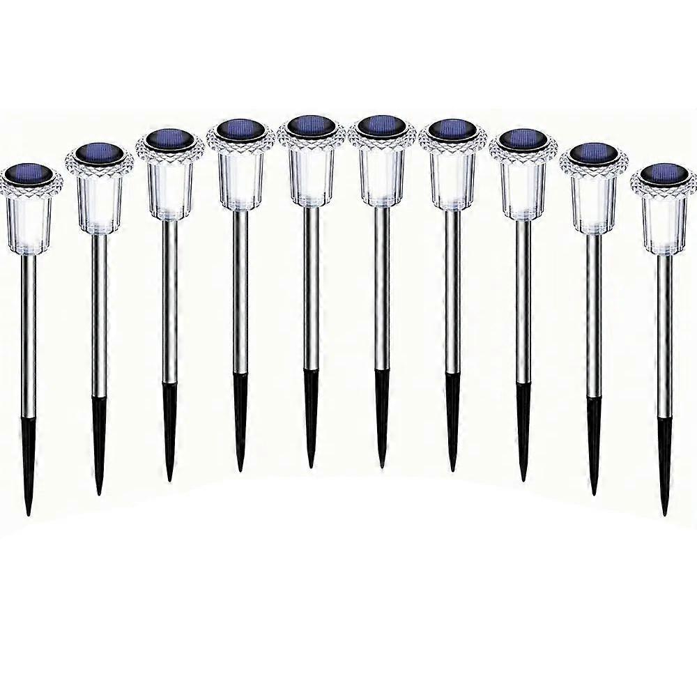 Set 10 Lampi are   Exterior pentru adina , Lumini are  exterior, 10 pachete  lumini are din oel inoxidabil, rezistente la , pentru alee, din, curte, a