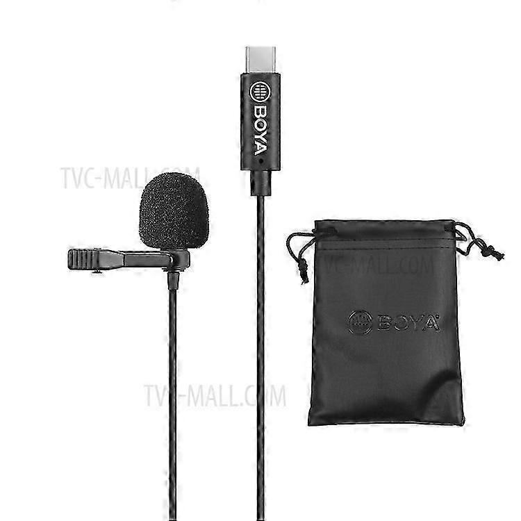 BOYA BY-M3 Omnidirectional Digital Lavalier Microphone USB Type-C Cable 6 Meters