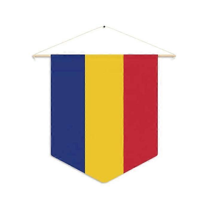 Flag - Romania - 30 x 45 cm - Polyester - Double-sided print - Accessories included