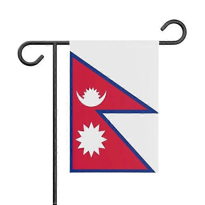 Flag - Multicolored - Nepal - 32 x 47.5 cm - Polyester - Front/Back