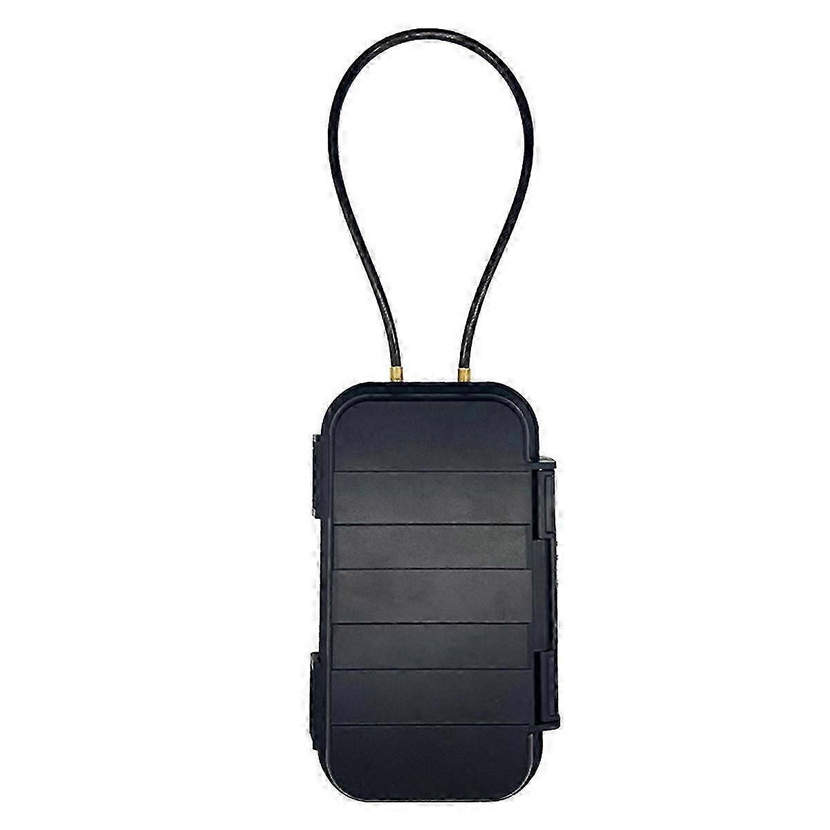 Portable Storage Box Beach Safe 4-Digit Combination Lock