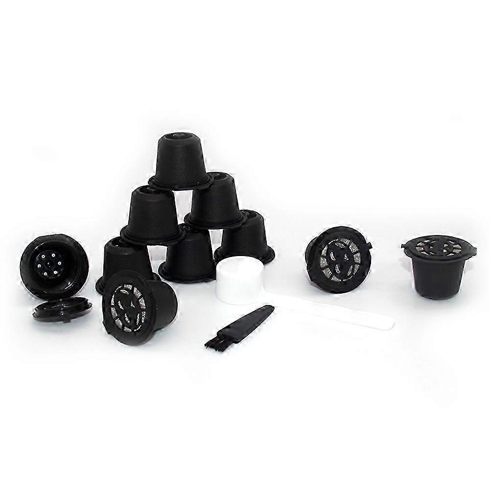 10PCS for Nespresso Refillable Reusable Coffee Capsule Coffee Filter Cup Machine Capsule Plastic Filter,C