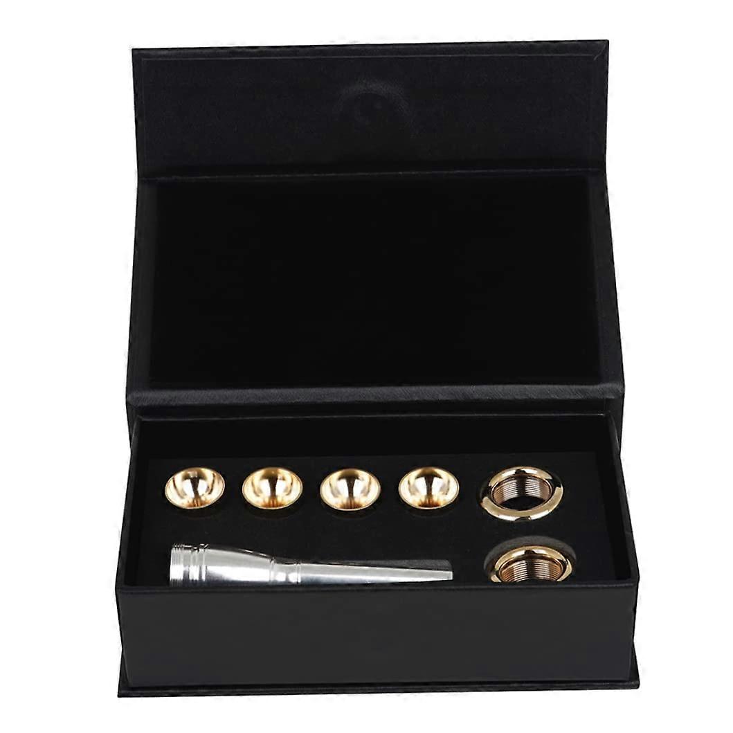 Pièces de trompette Embouchure de trompette Embouchure de trompette de remplacement Set Trompette en laiton Remplacement 3C 2C 2B 3B avec sac de rangement 1Set