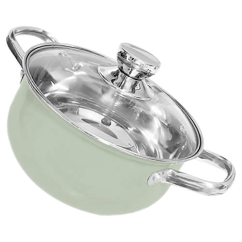 Thickened Stainless Steel Soup Pot with Double Handles, Nonstick Stewpan for Induction and Gas Stoves, Multi Functional Stockpot for Soups and Cooking