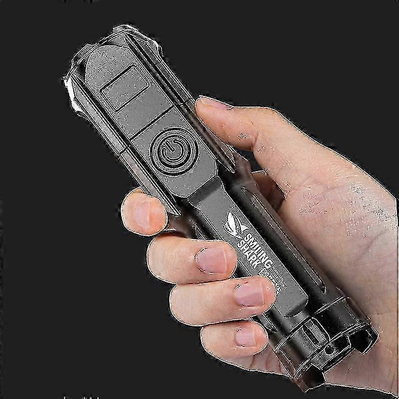 Abs Strong Light Focusing Led Flashlight Rechargeable Torch